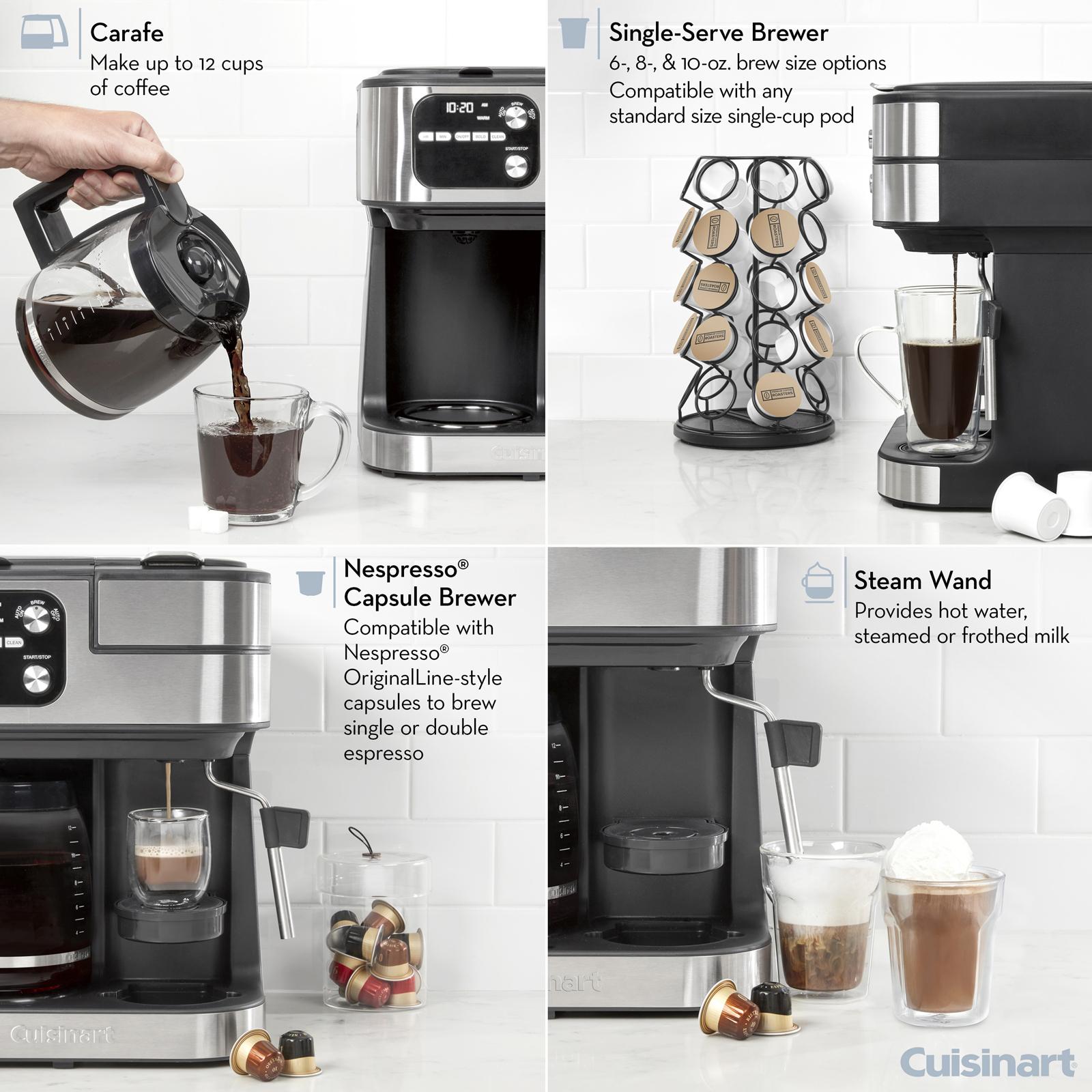 Coffee Center™ Barista Bar 4-in-1 Coffeemaker SS-4N1 4 Coffee Center™ Barista Bar 4-in-1 Coffeemaker SS-4N1