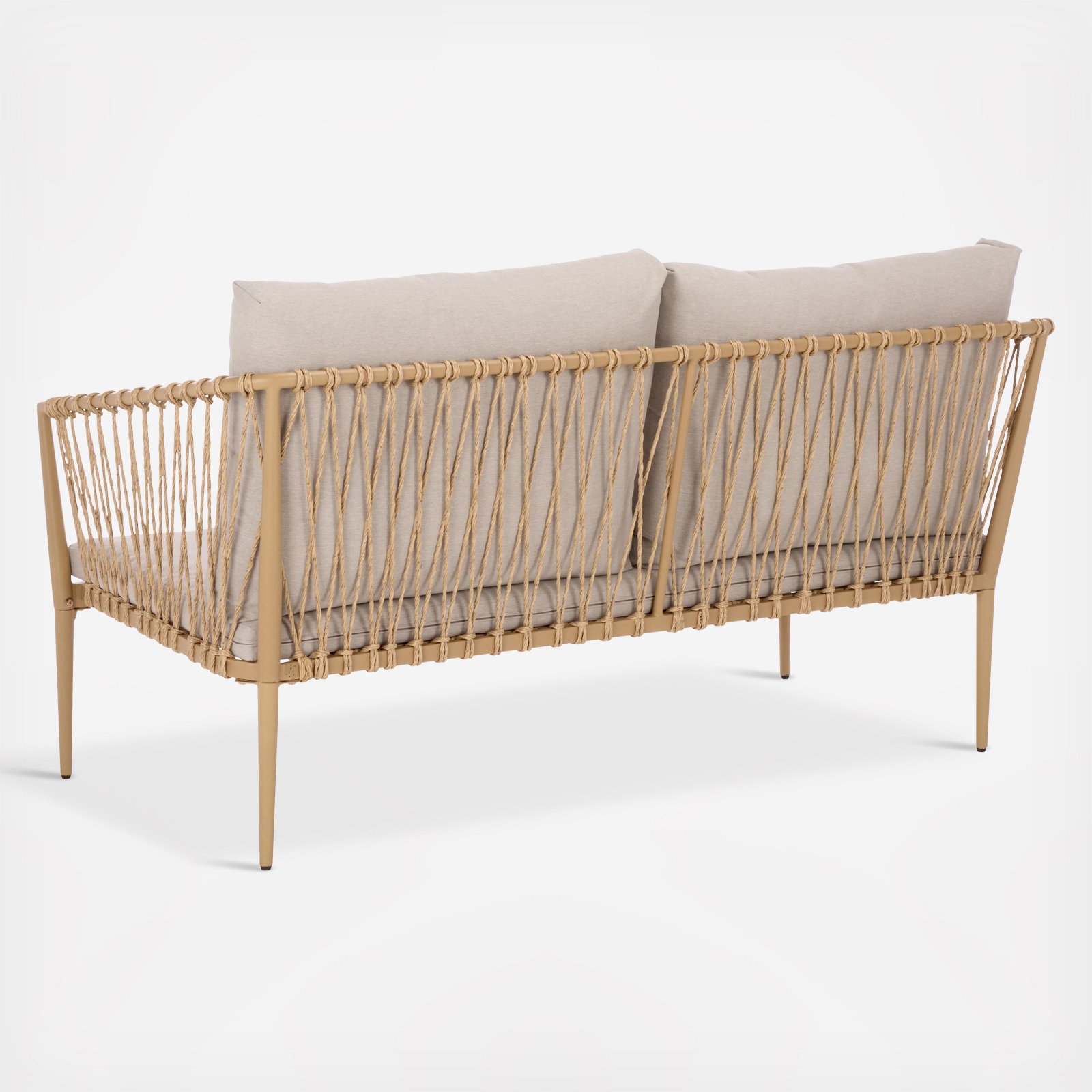 Dante Rope Patio Loveseat 3 Dante Rope Patio Loveseat
