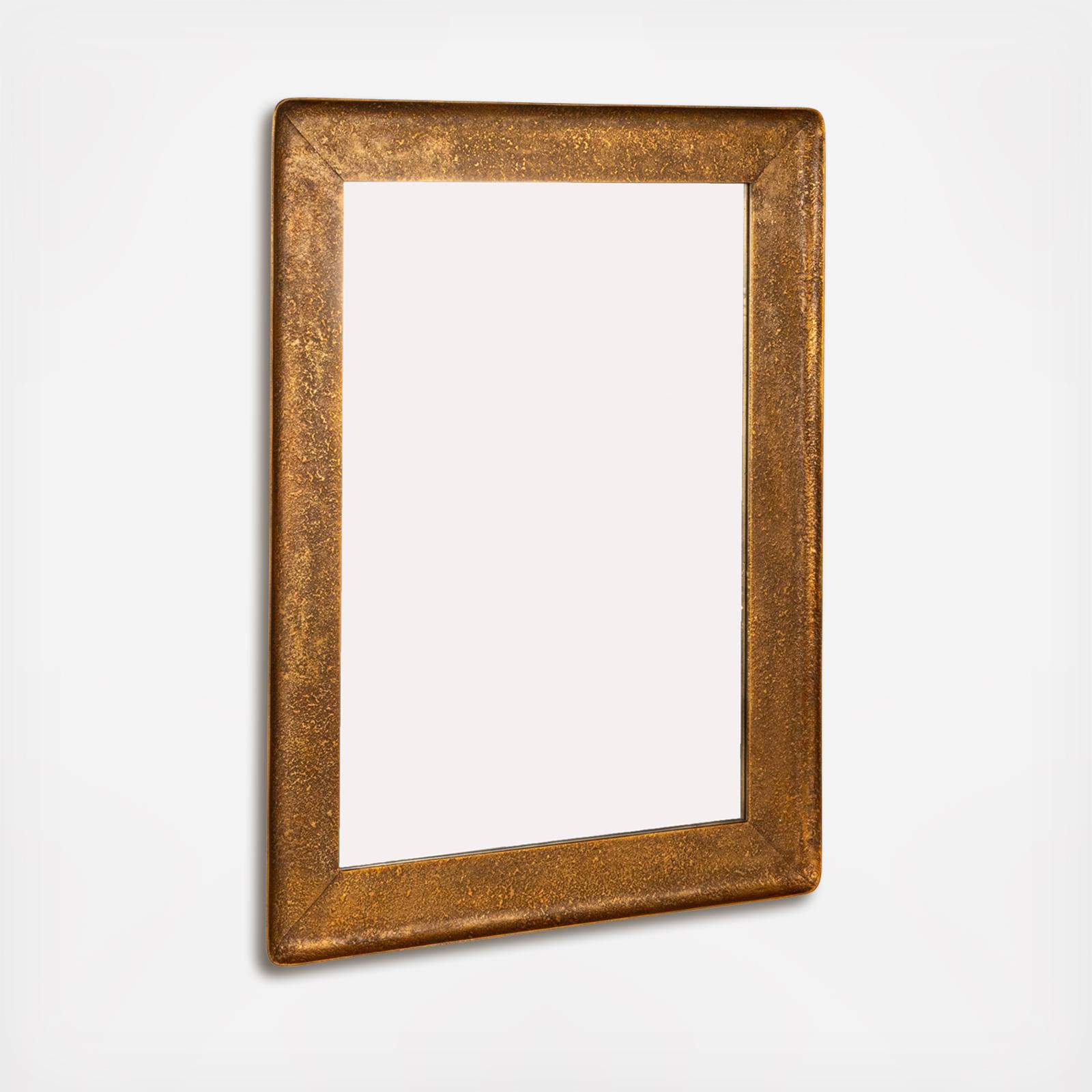 Elias Raised Edge Metal Wall Mirror