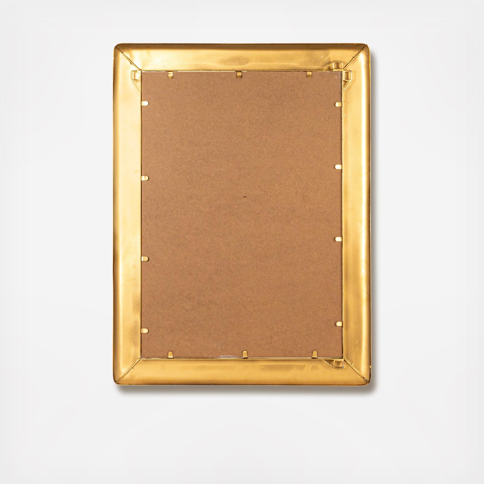 Elias Raised Edge Metal Wall Mirror 5 Elias Raised Edge Metal Wall Mirror