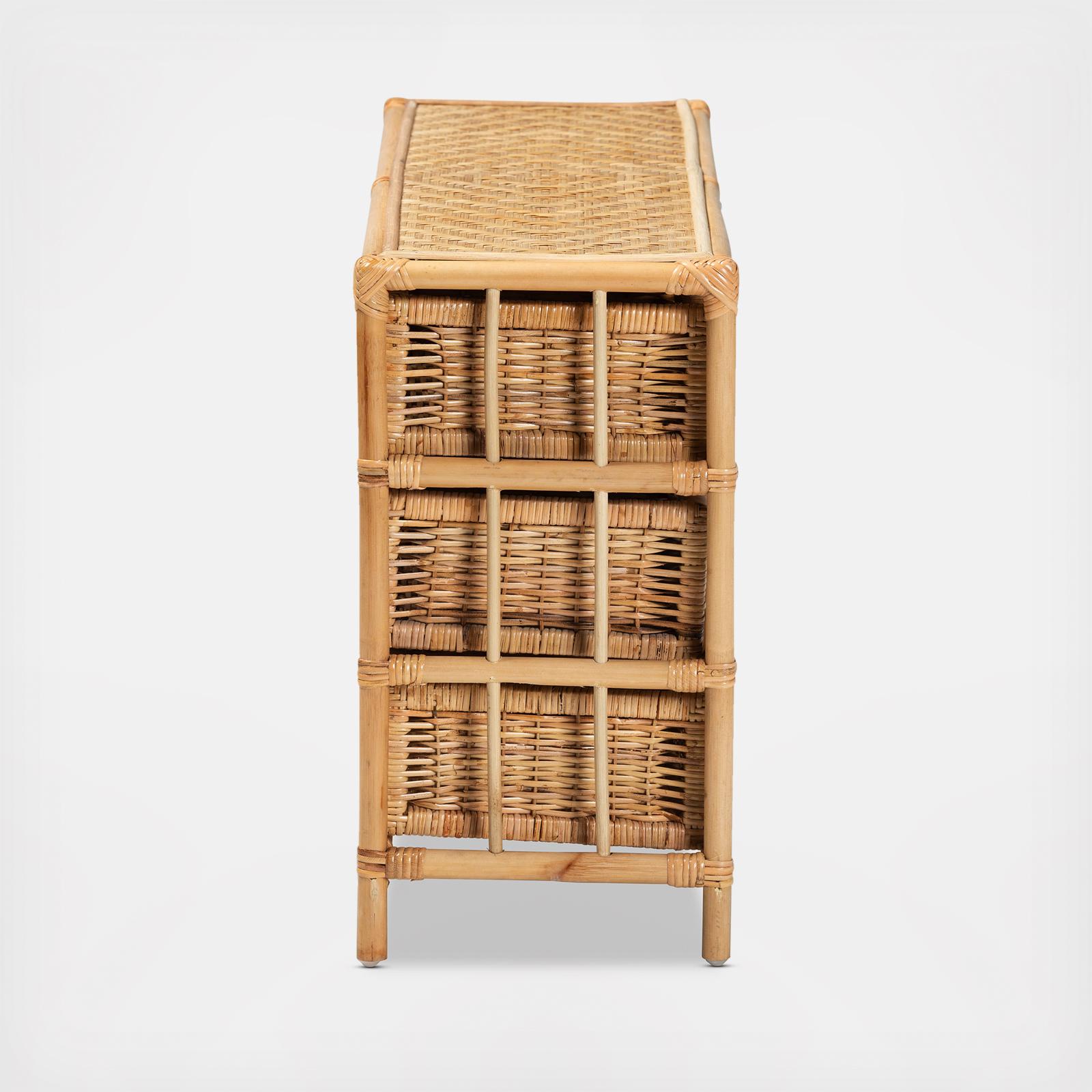 Dariana Modern Bohemian 6-Drawer Storage Cabinet 5 Dariana Modern Bohemian 6-Drawer Storage Cabinet