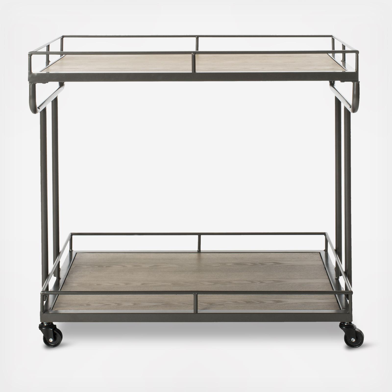 Dawson 2-Tier Bar Cart 2 Dawson 2-Tier Bar Cart