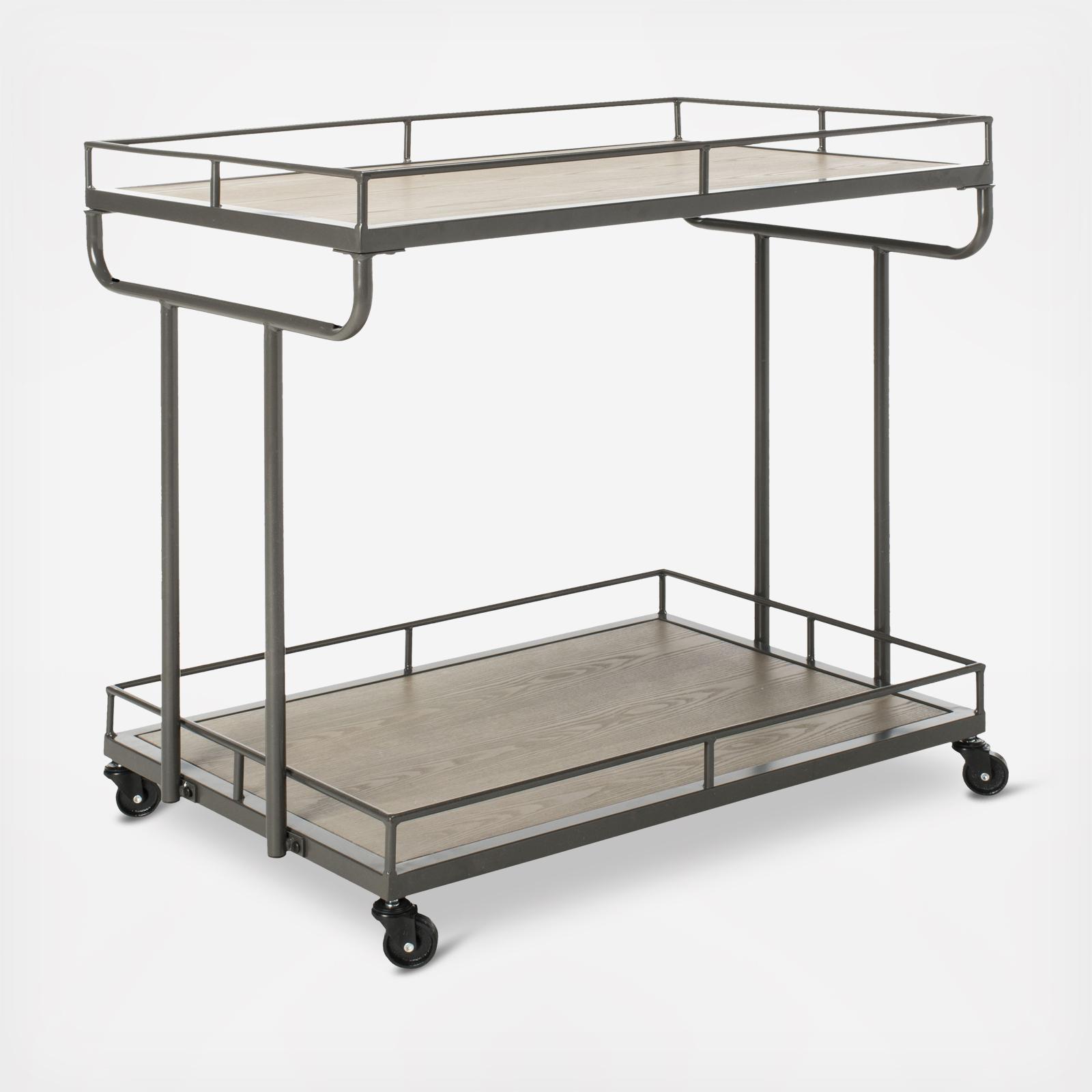 Dawson 2-Tier Bar Cart 3 Dawson 2-Tier Bar Cart