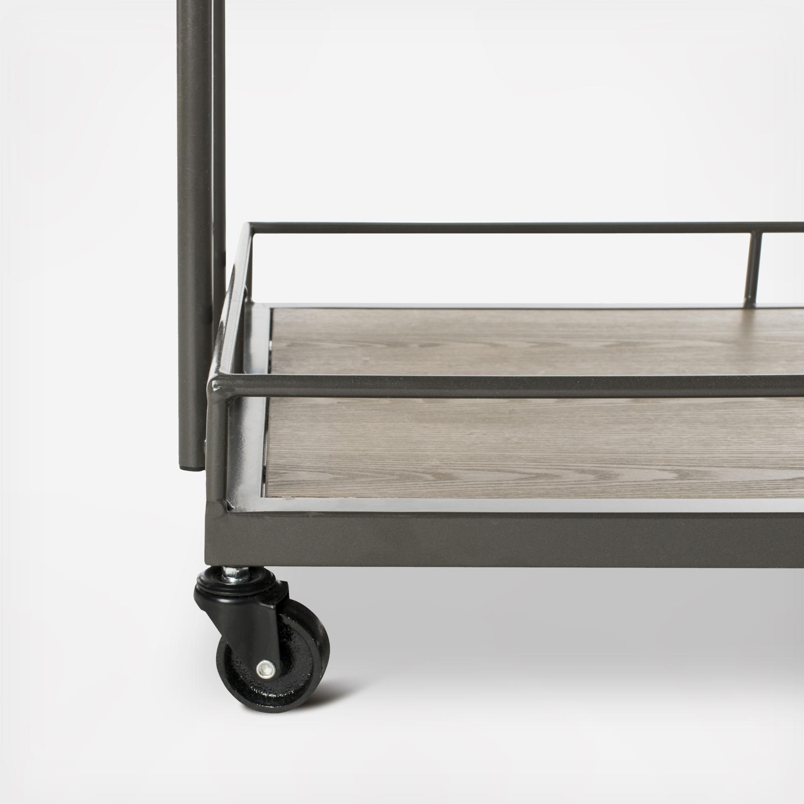 Dawson 2-Tier Bar Cart 6 Dawson 2-Tier Bar Cart