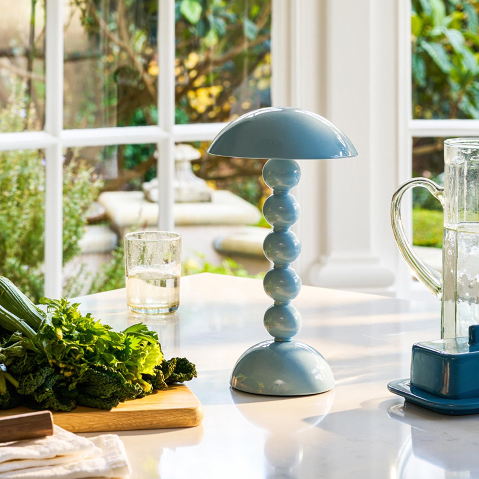 Bobbin Lacquered Rechargeable LED Table Lamp 7 Bobbin Lacquered Rechargeable LED Table Lamp