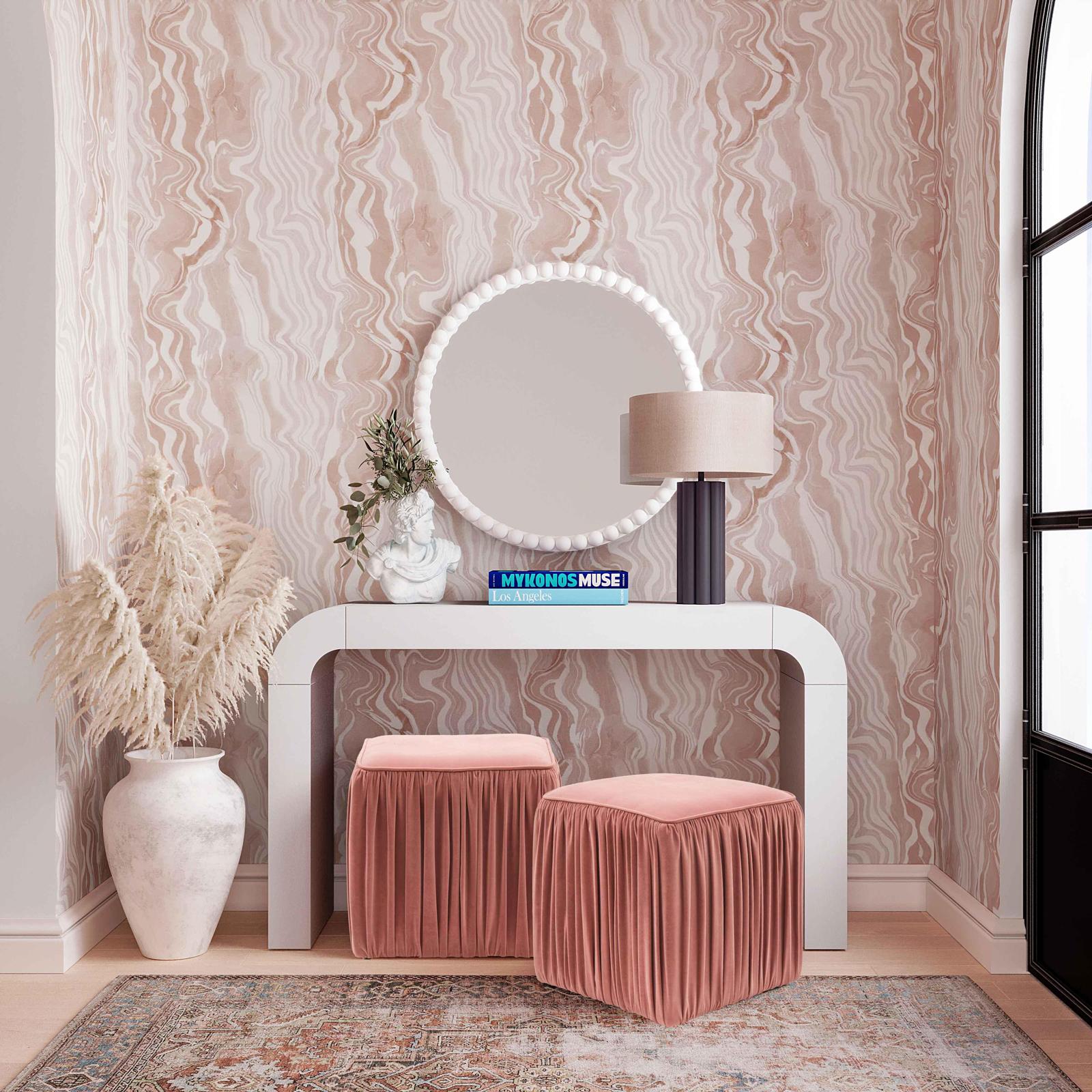 Baria Wooden Wall Mirror