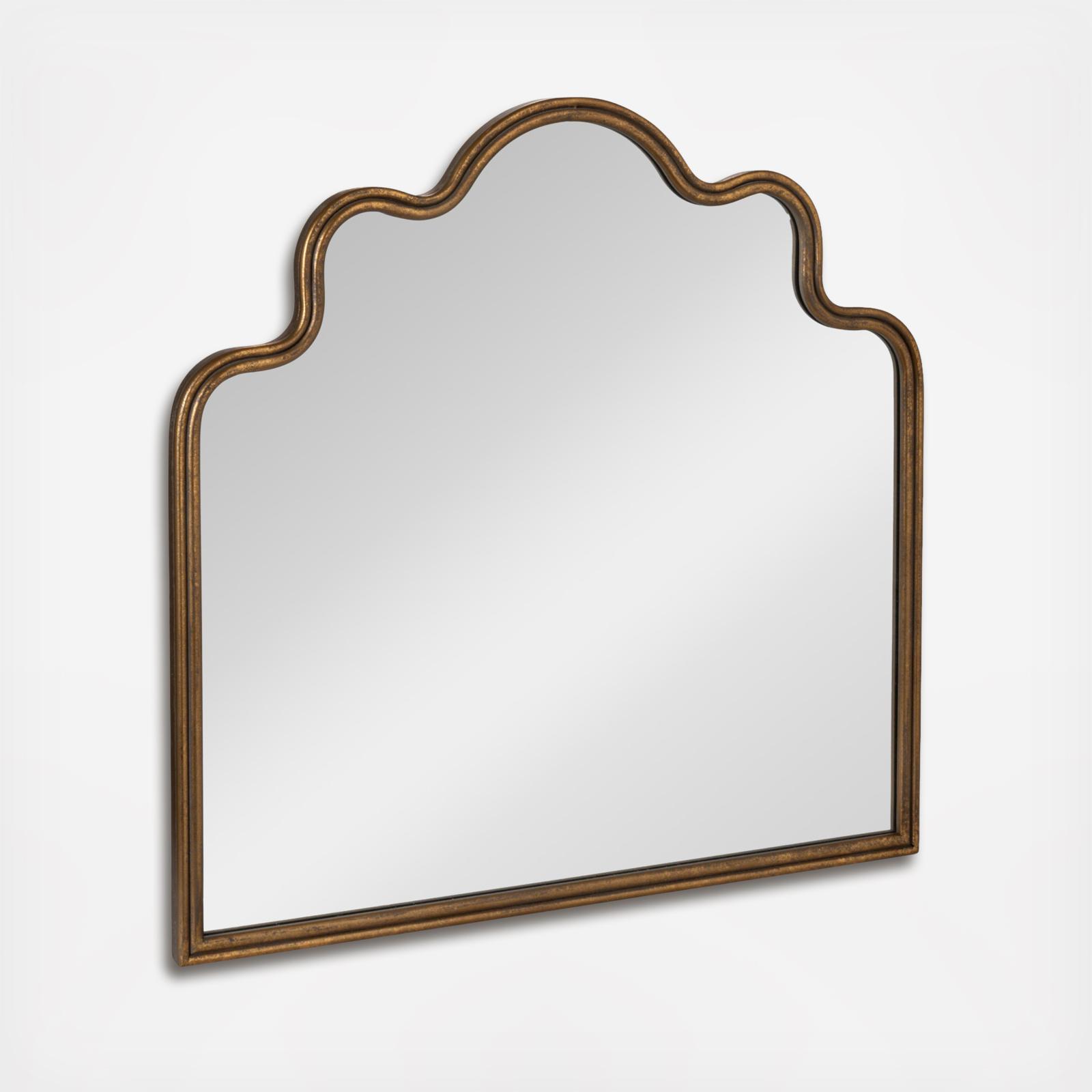 Ava Wavy Scalloped Arched Wall Mirror 3 Ava Wavy Scalloped Arched Wall Mirror