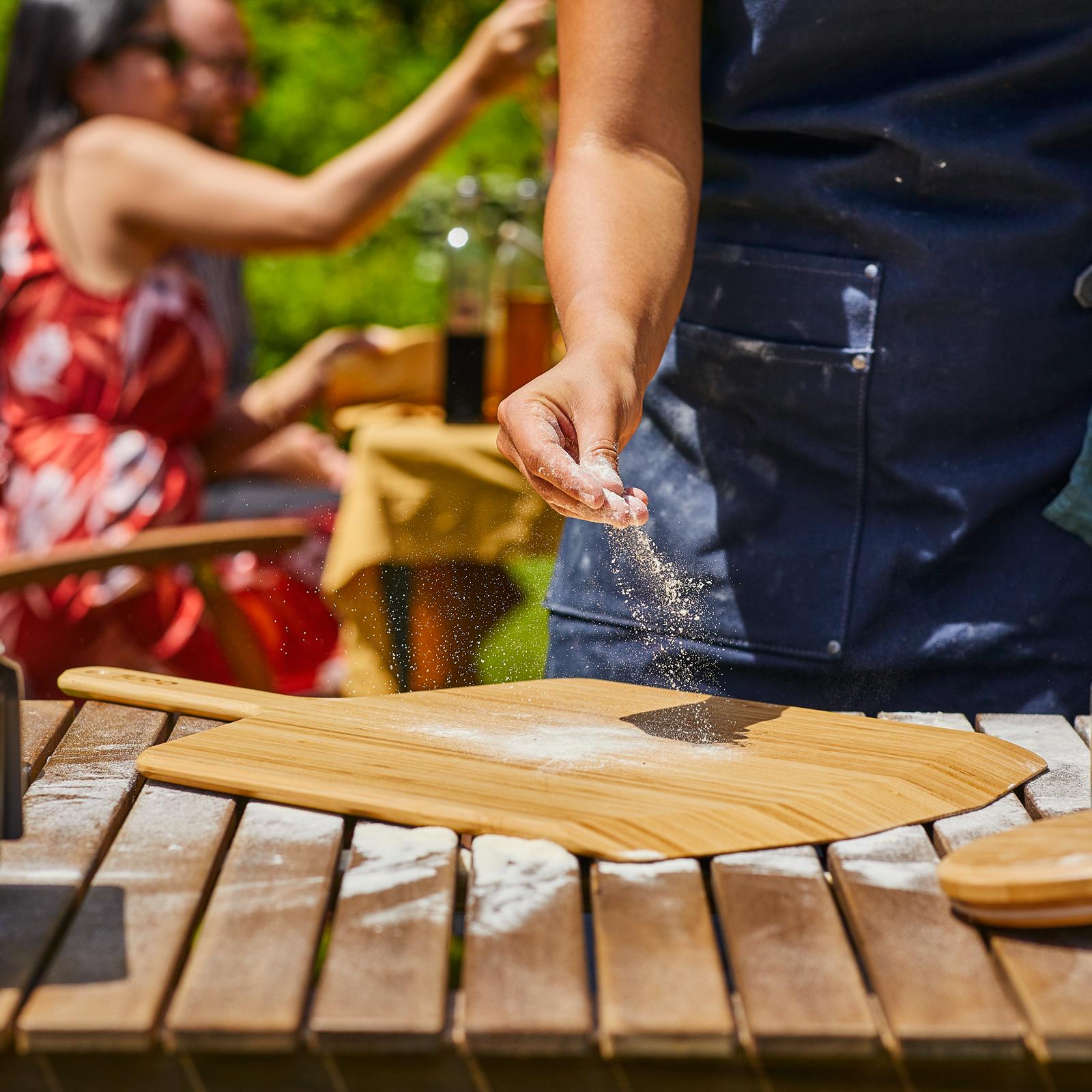 Bamboo Pizza Peel and Serving Board 6 Bamboo Pizza Peel and Serving Board