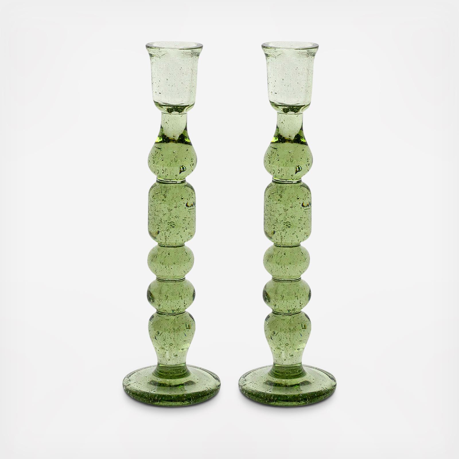 Provence Large Candlestick Holder, Set of 2 8 Provence Large Candlestick Holder, Set of 2