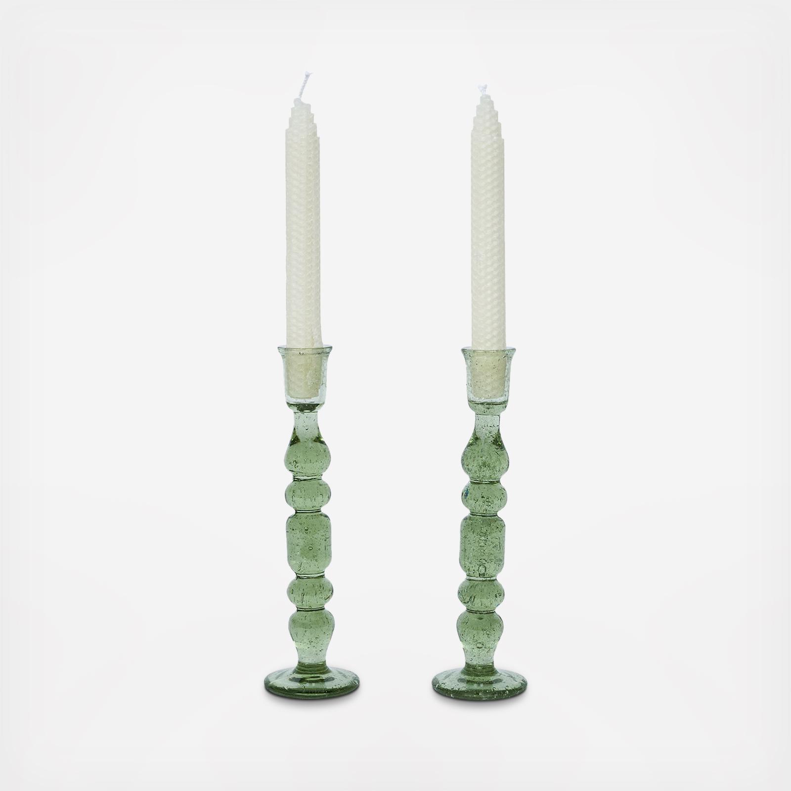 Provence Large Candlestick Holder, Set of 2