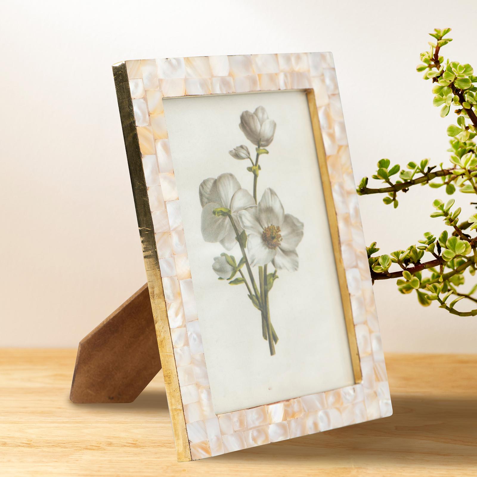 Mother of Pearl Picture Frame 16 Mother of Pearl Picture Frame