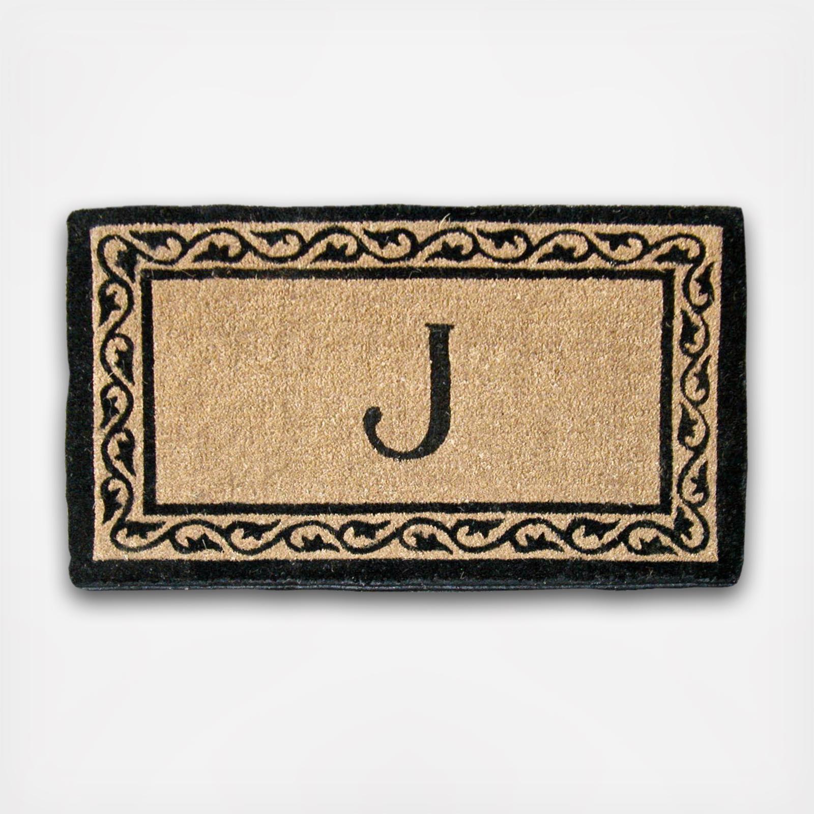 Ivy Monogrammed Doormat 4 Ivy Monogrammed Doormat