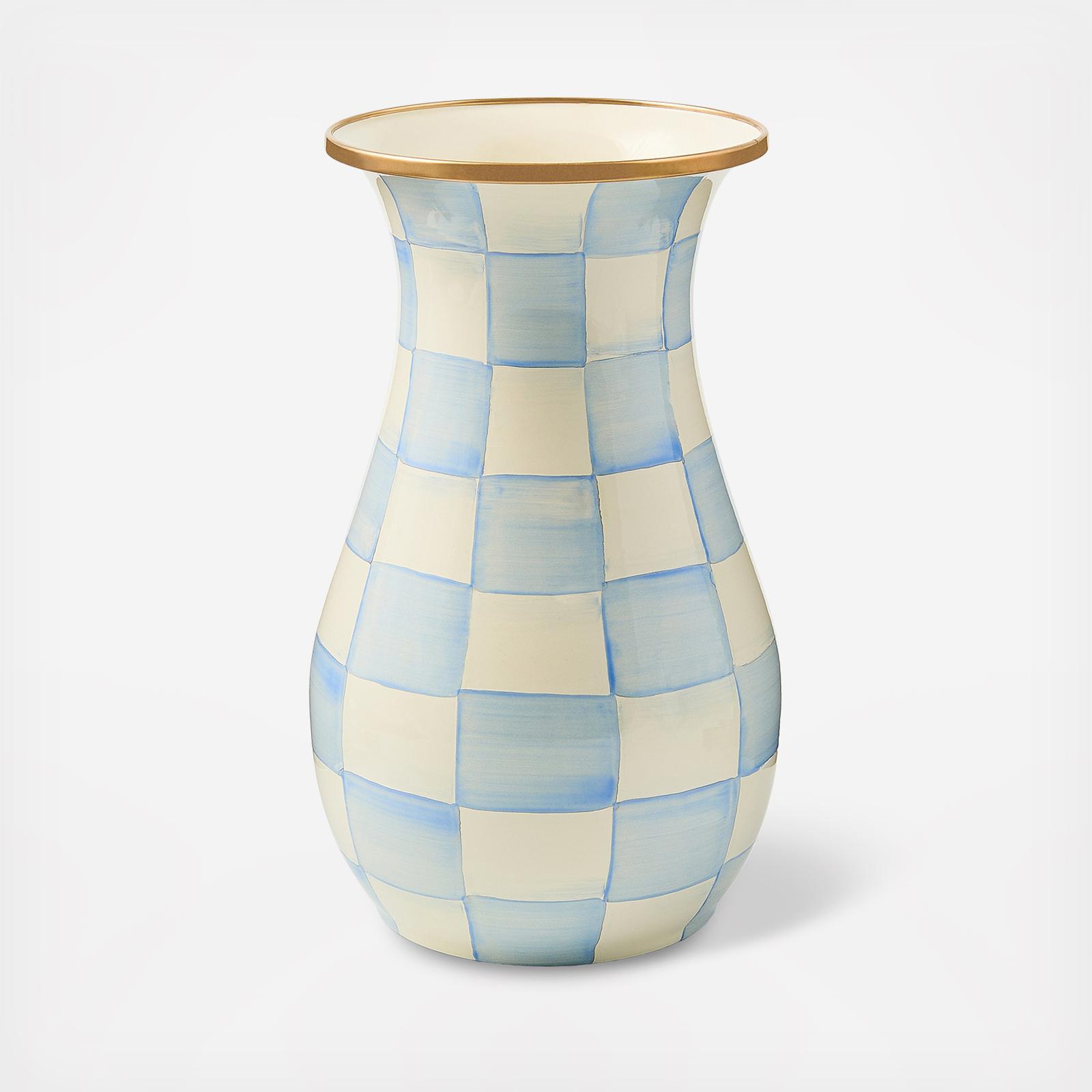 Sky Check Tall Vase 2 Sky Check Tall Vase