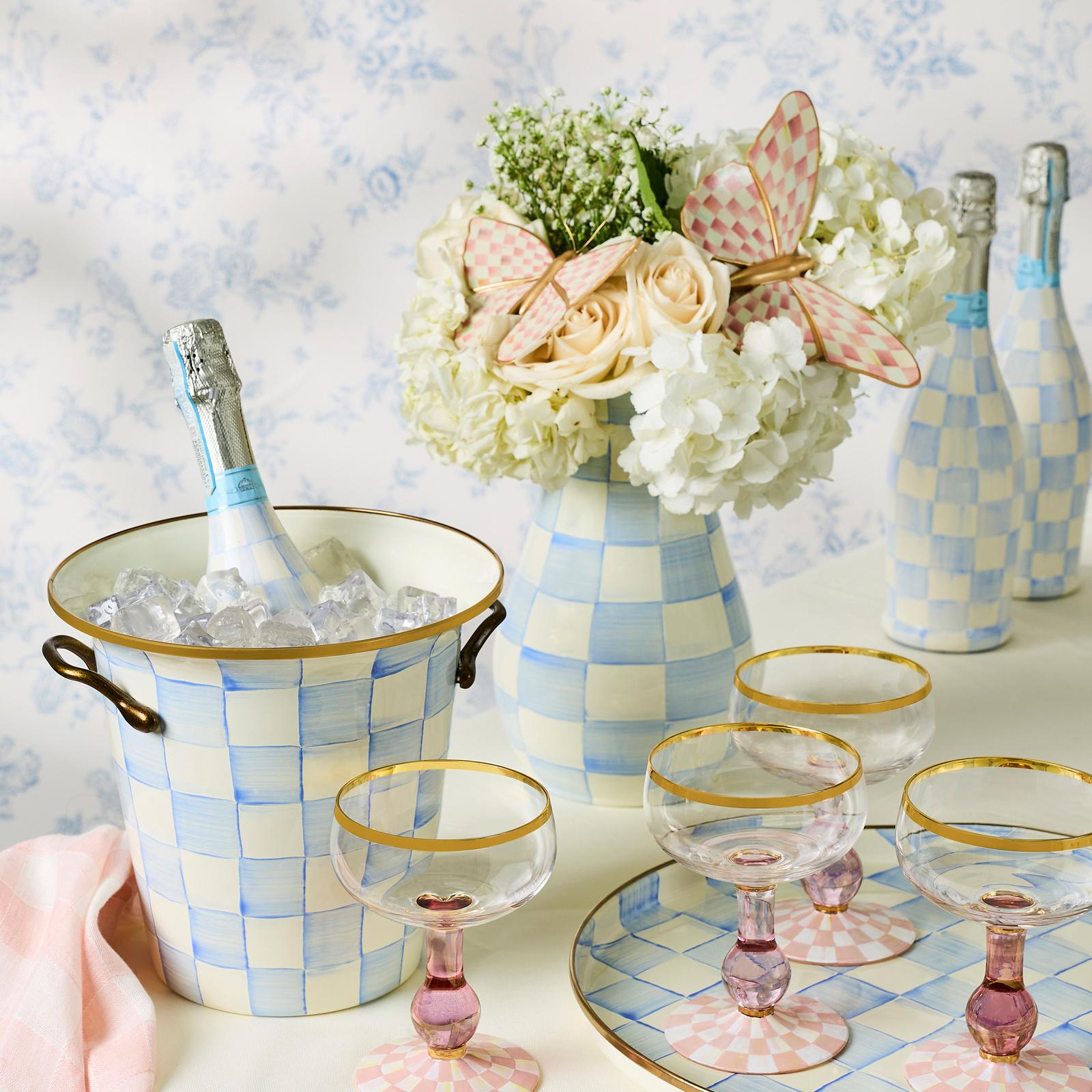 Sky Check Tall Vase 6 Sky Check Tall Vase