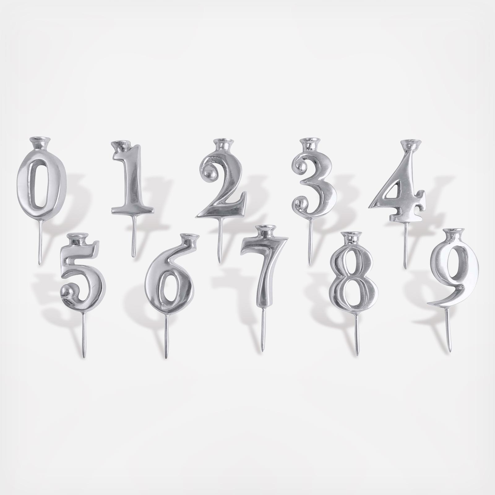 Number Candle Holder Set 2 Number Candle Holder Set
