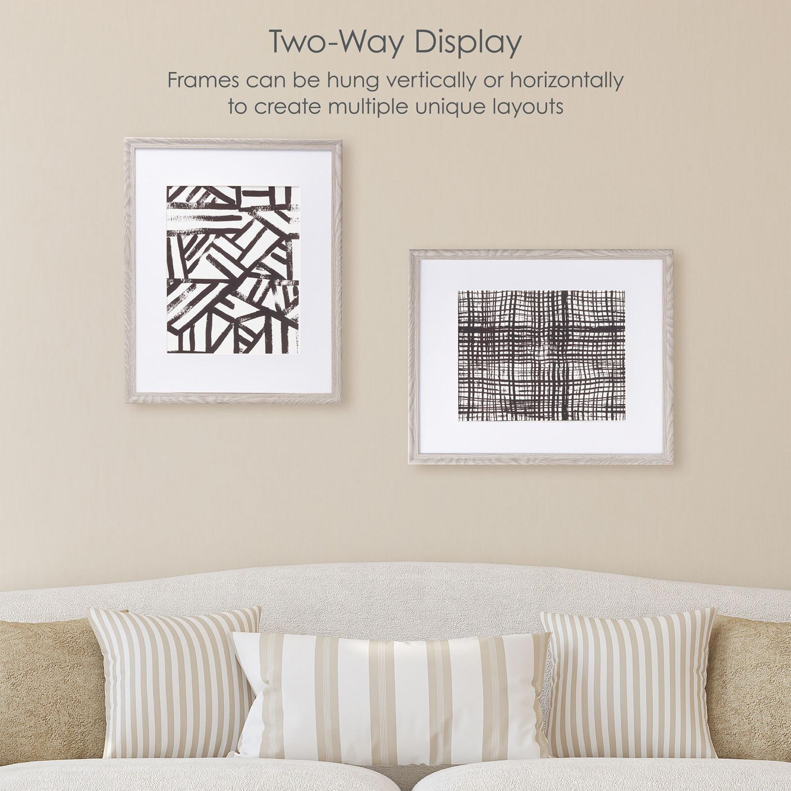 Matted Picture Frame, Set of 2 4 Matted Picture Frame, Set of 2
