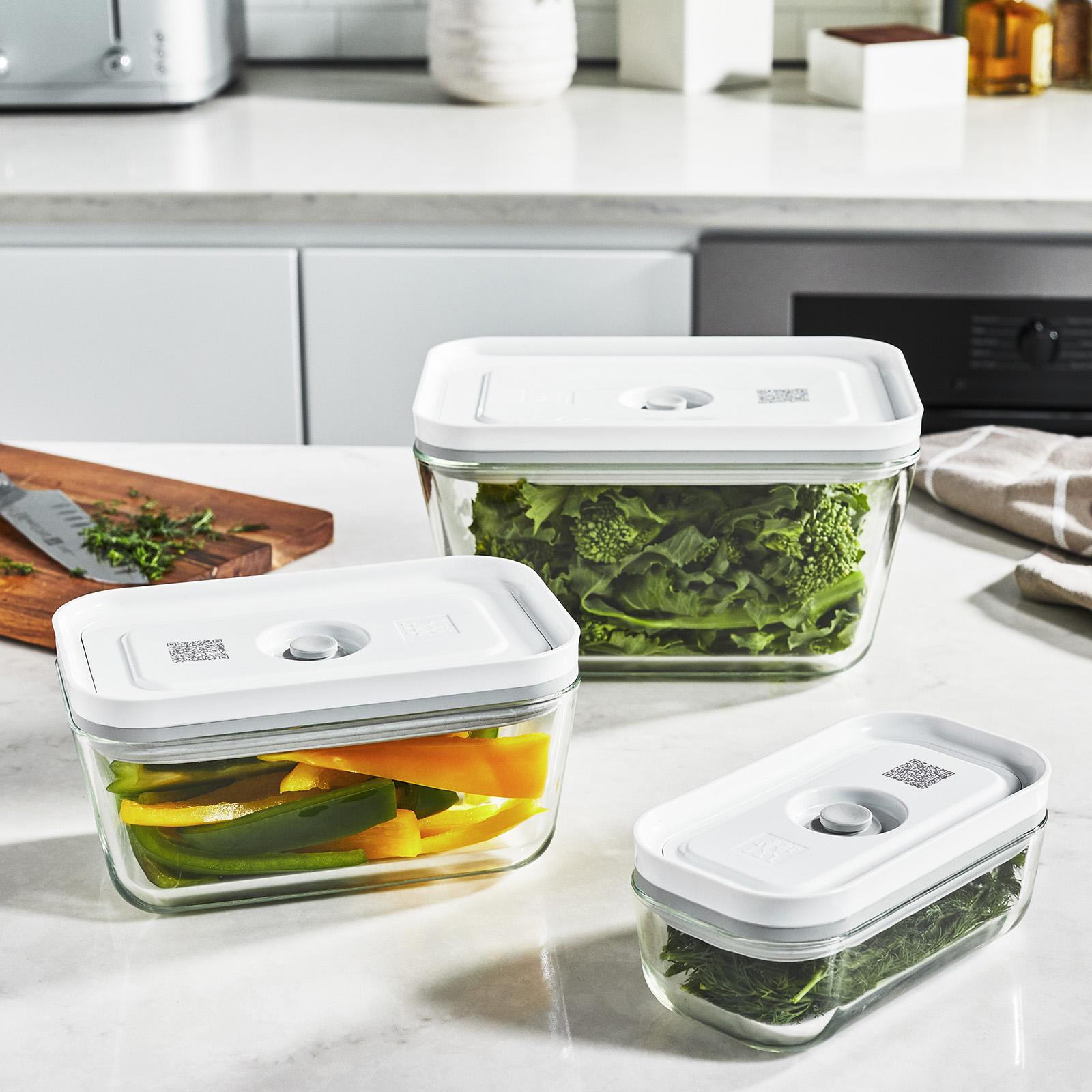 Fresh & Save Glass Vacuum Box, Set of 3 1 Fresh & Save Glass Vacuum Box, Set of 3