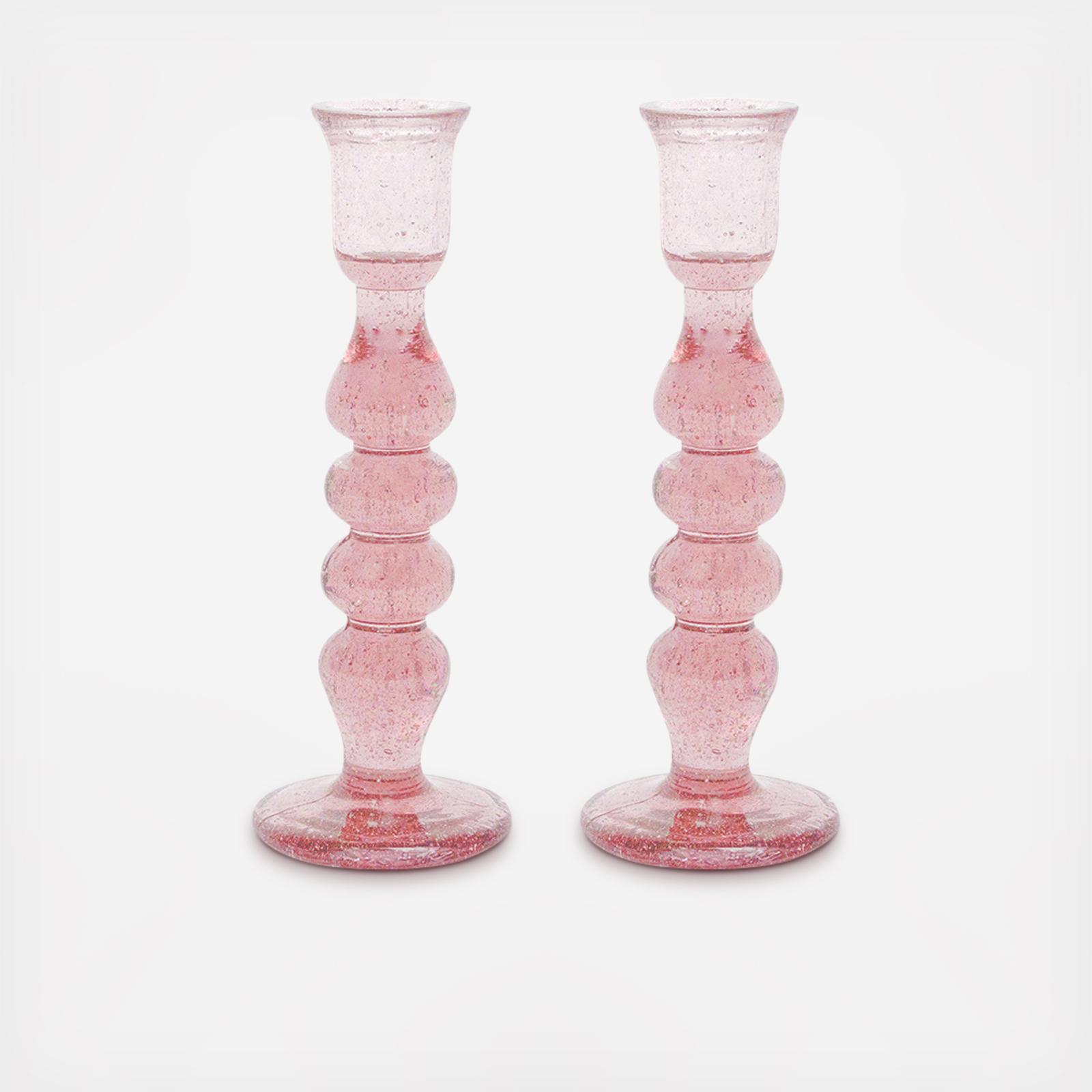 Provence Medium Candlestick Holder, Set of 2