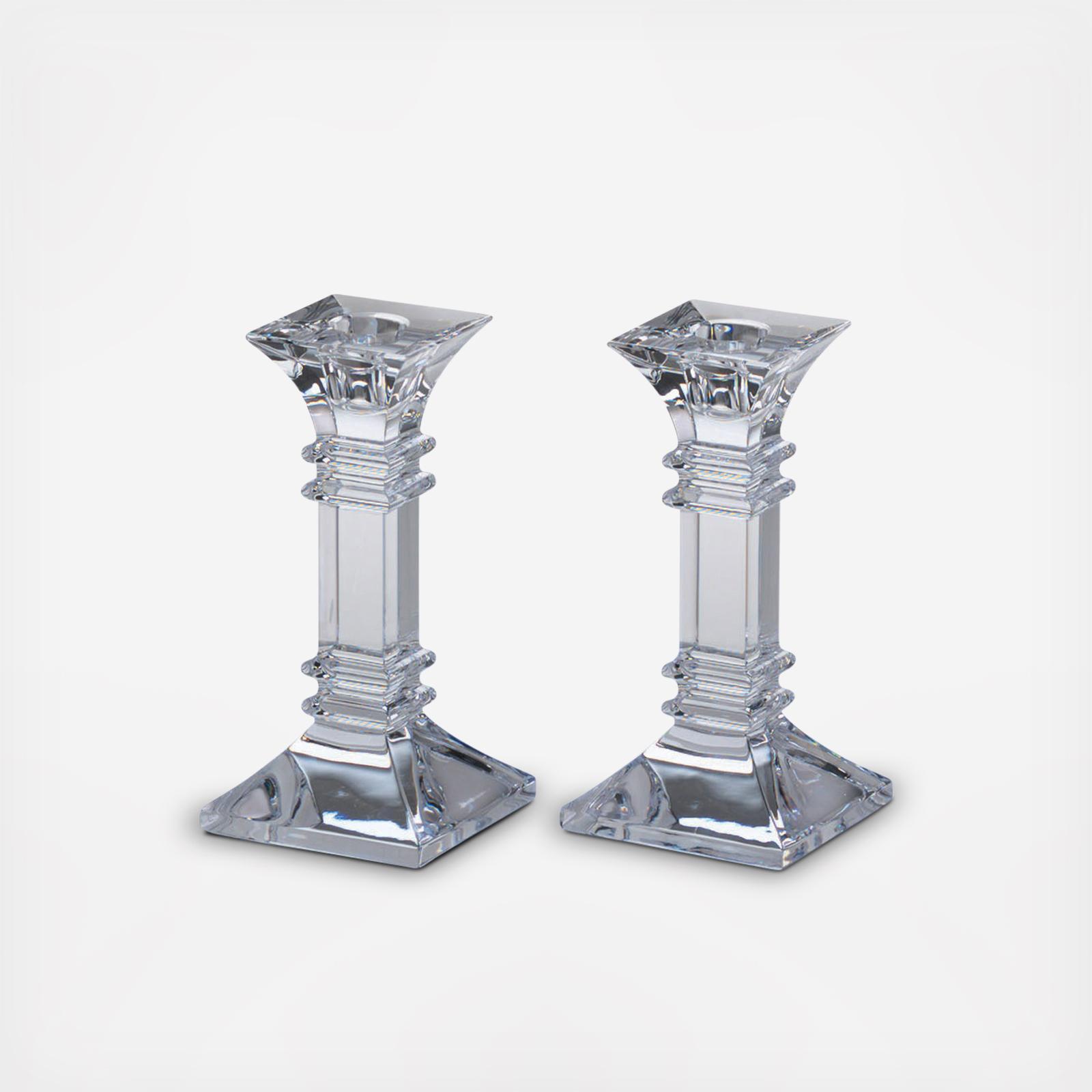 Marquis By Waterford Treviso Candlestick, Set of 2