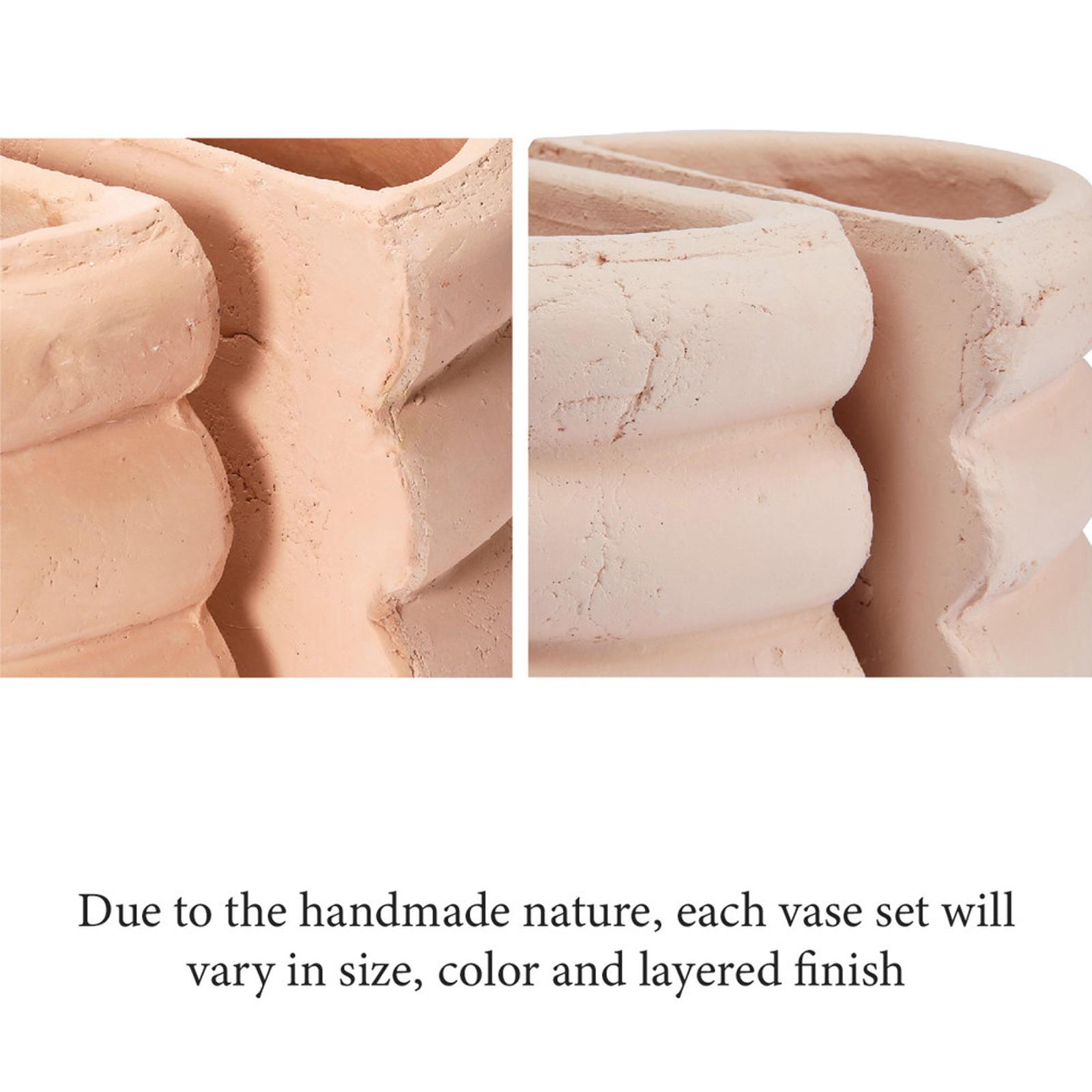 Terracotta Vase Bookend, Set of 2 7 Terracotta Vase Bookend, Set of 2