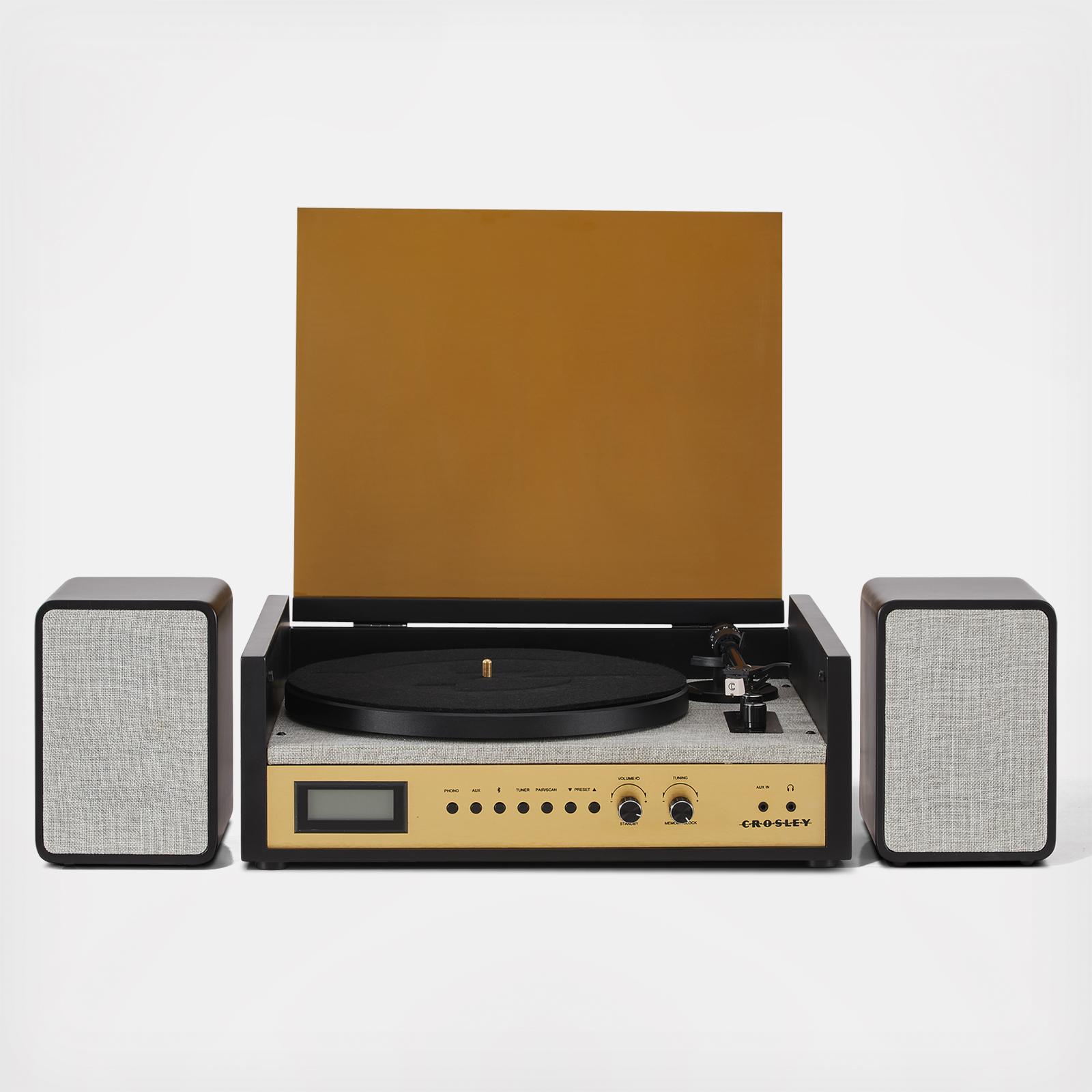 Coda Record Player with Speakers