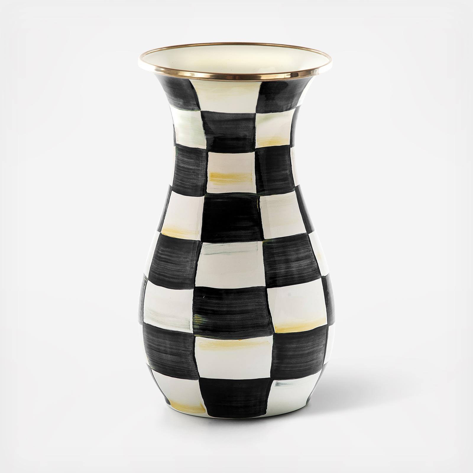 Courtly Check Tall Vase 17 Courtly Check Tall Vase