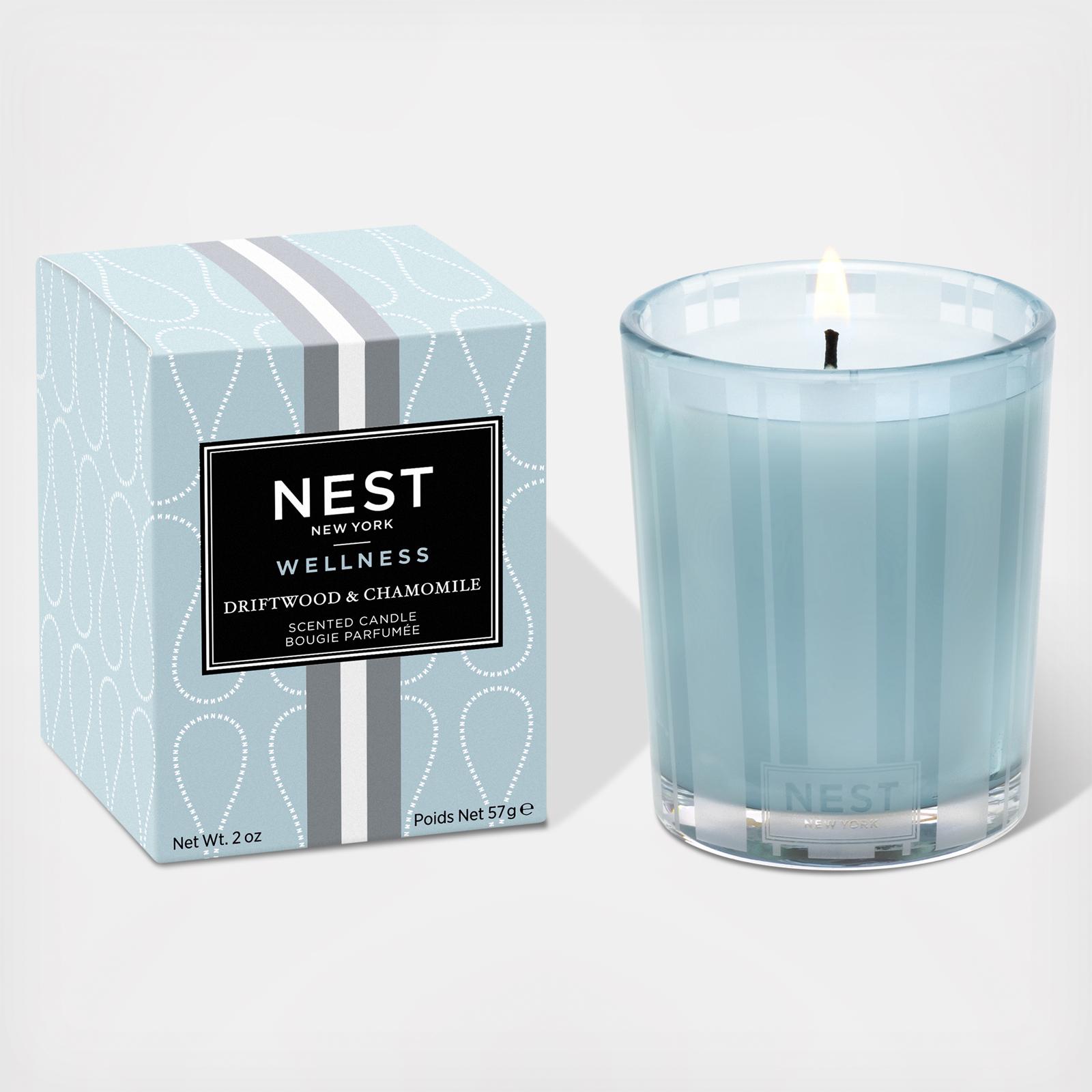 Wellness Driftwood & Chamomile Votive Candle 7 Wellness Driftwood & Chamomile Votive Candle