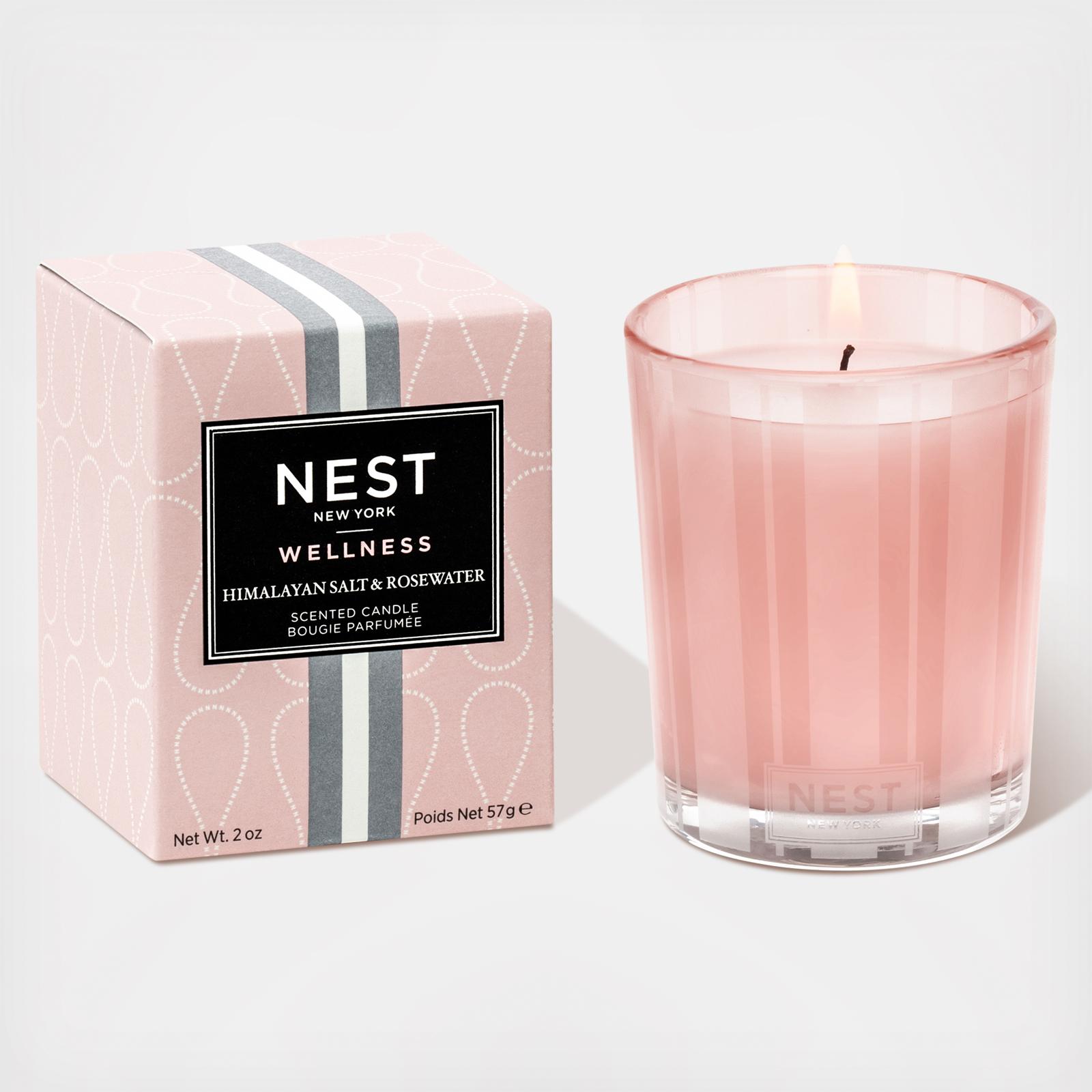 Wellness Himalayan Salt & Rosewater Votive Candle 1 Wellness Himalayan Salt & Rosewater Votive Candle