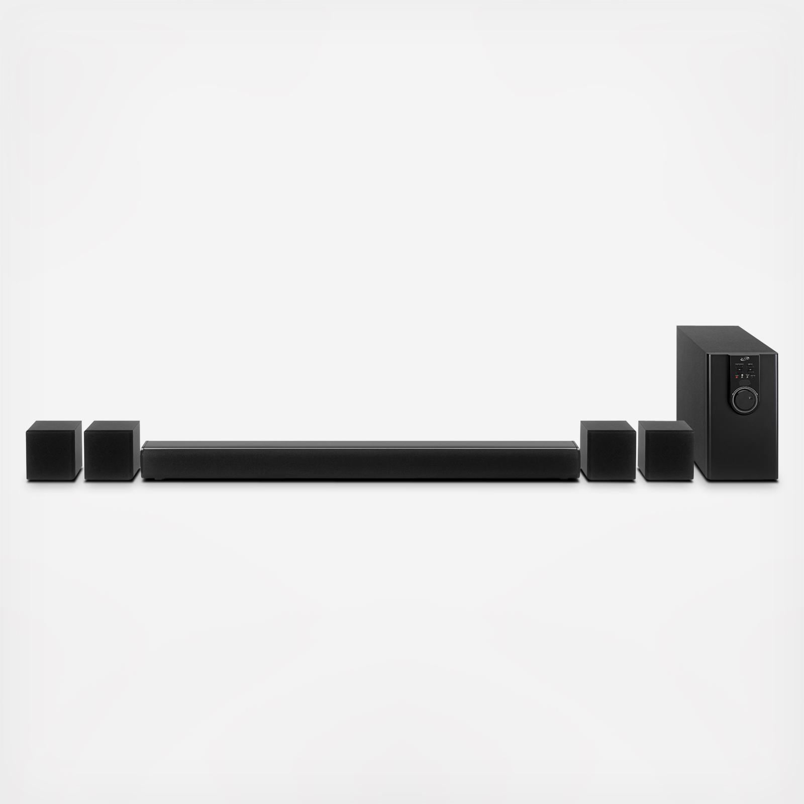 32" Speaker with 4 Satellite Speakers and Subwoofer 2 32" Speaker with 4 Satellite Speakers and Subwoofer