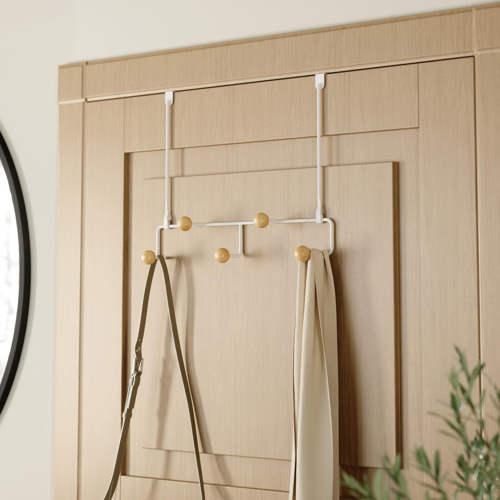 Estique Over the Door 5-Hook Organizer 2 Estique Over the Door 5-Hook Organizer