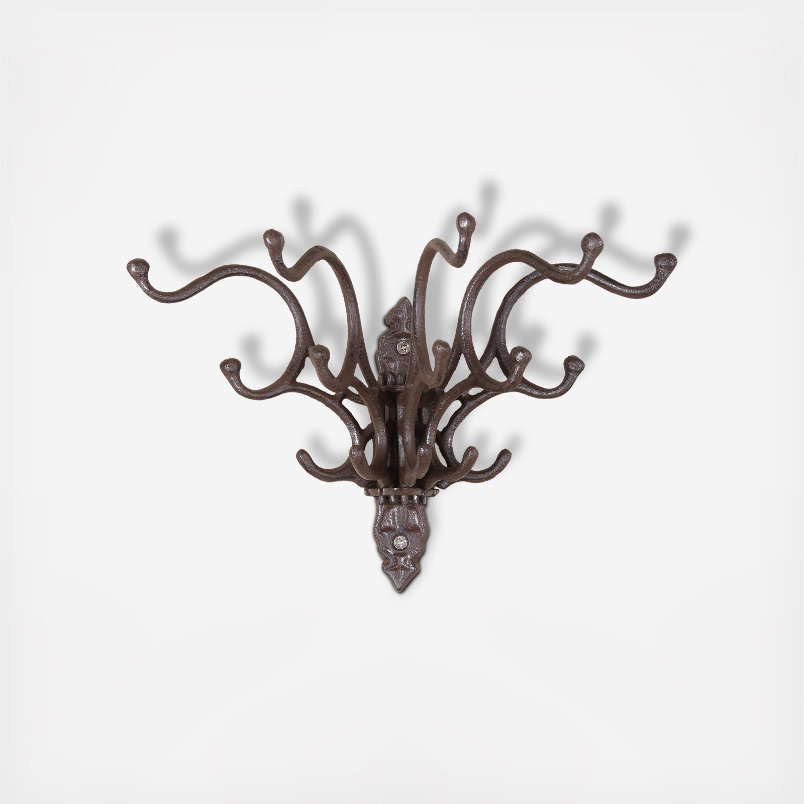 Antique Decorative Multi-Hook Wall Hanger