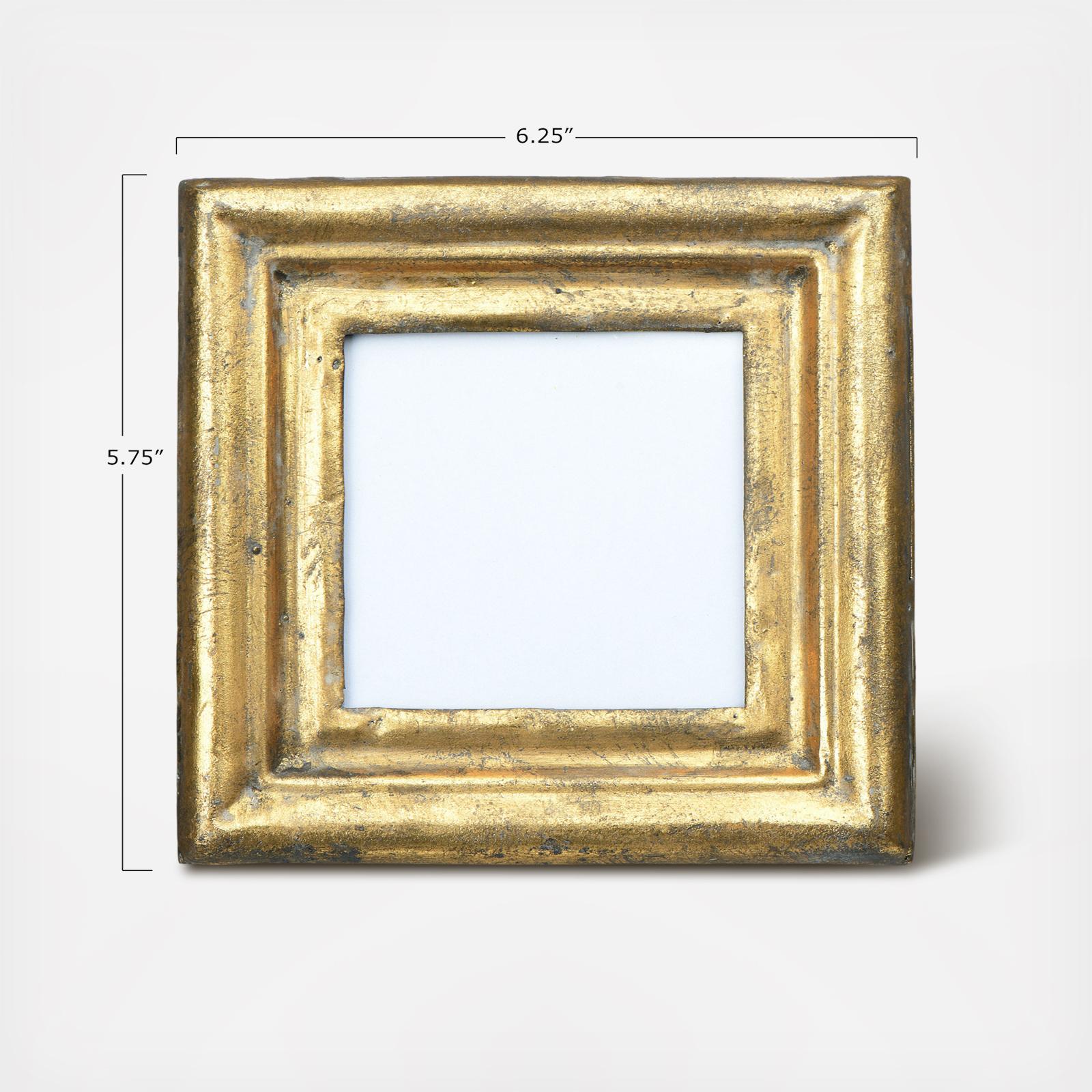 Antiqued Square Picture Frame 4 Antiqued Square Picture Frame