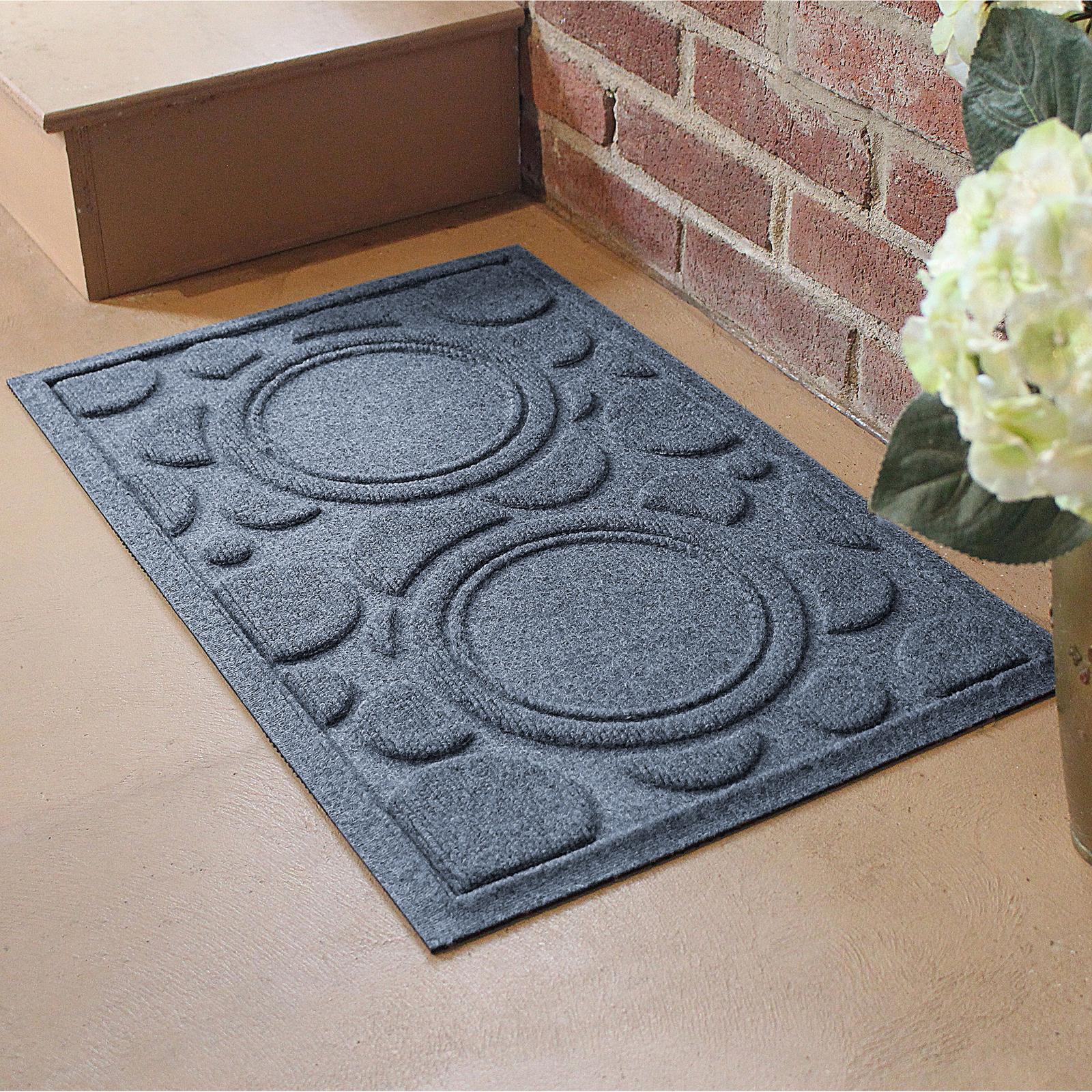 WaterHog Dots Dog Bowl Pet Feeder Mat