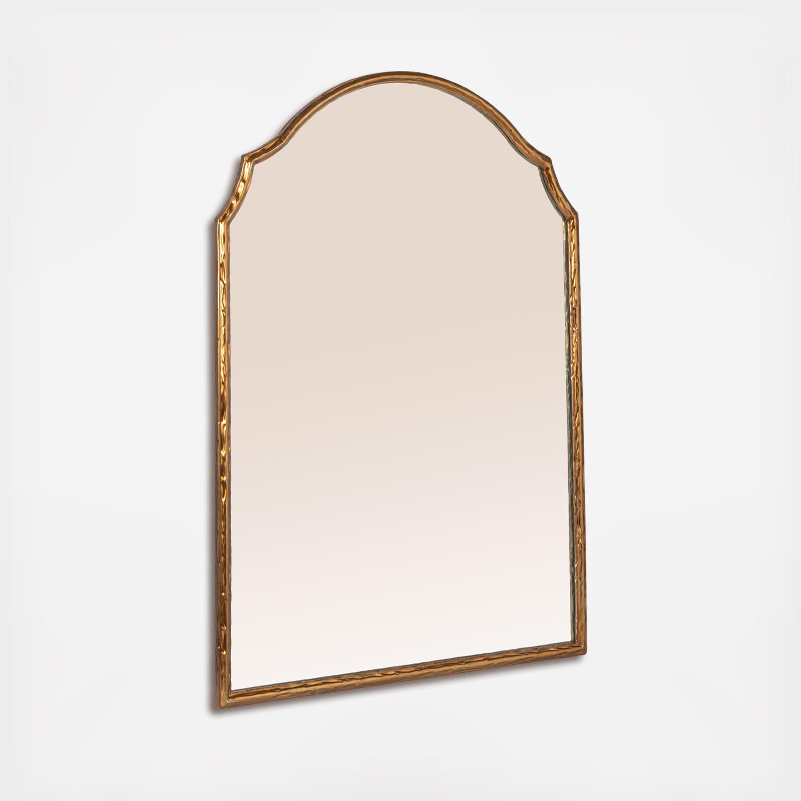 Greta Gold Framed Wall Mirror with Ornate Detailing