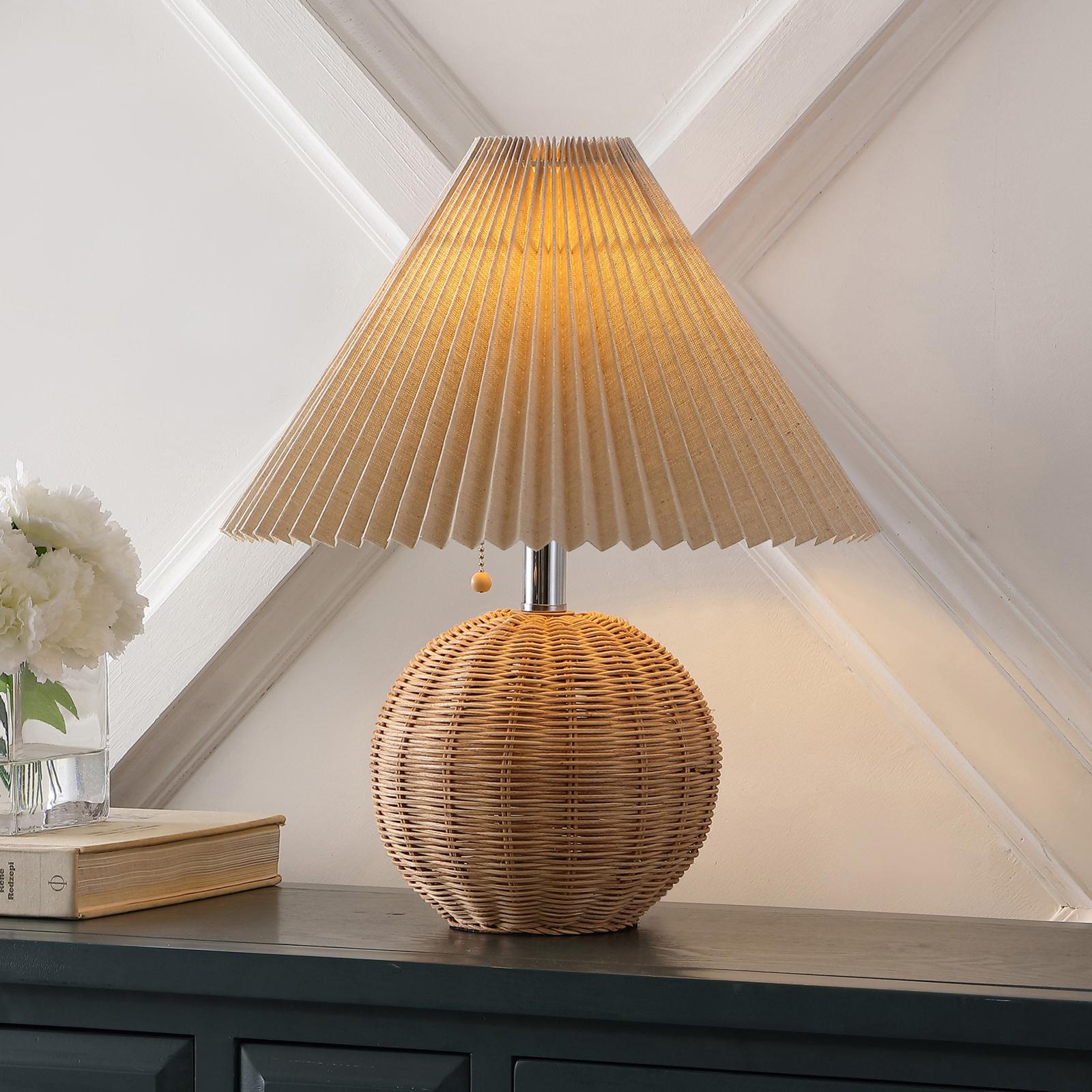 Aksel Coastal Scandinavian Sphere LED Table Lamp 10 Aksel Coastal Scandinavian Sphere LED Table Lamp