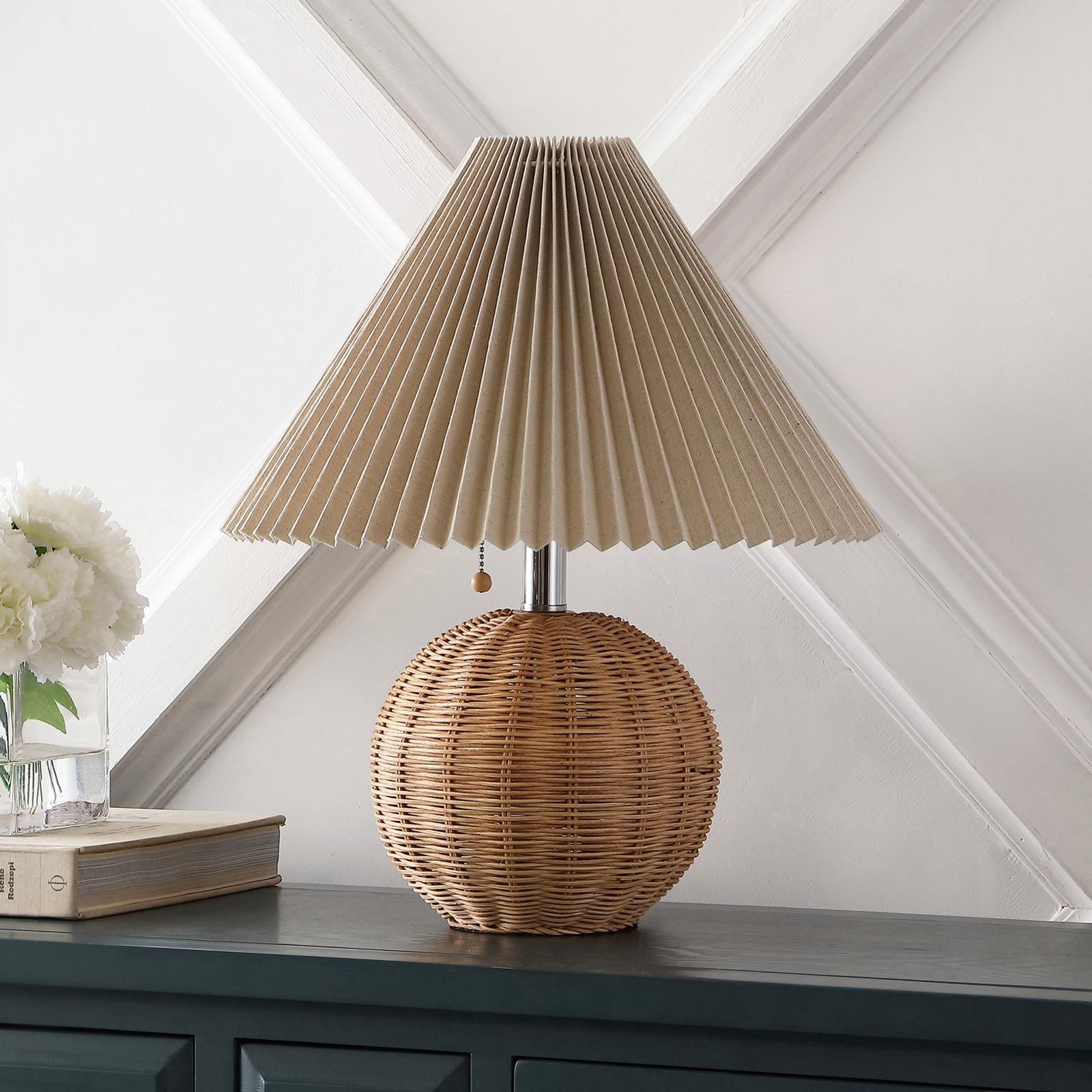 Aksel Coastal Scandinavian Sphere LED Table Lamp