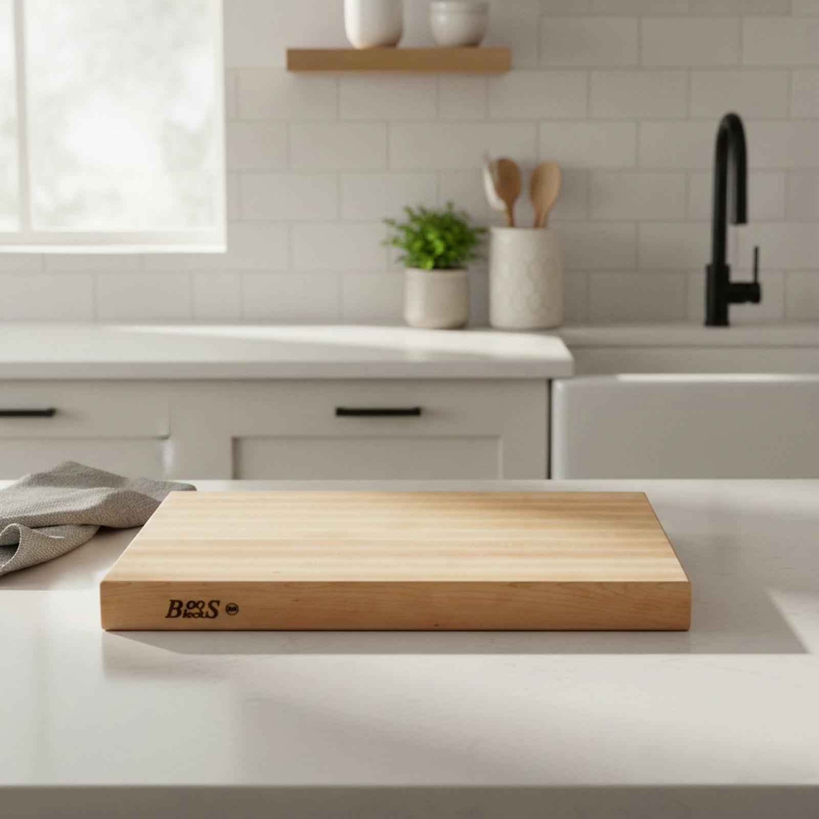 Edge Grain Cutting Board with Grips 4 Edge Grain Cutting Board with Grips