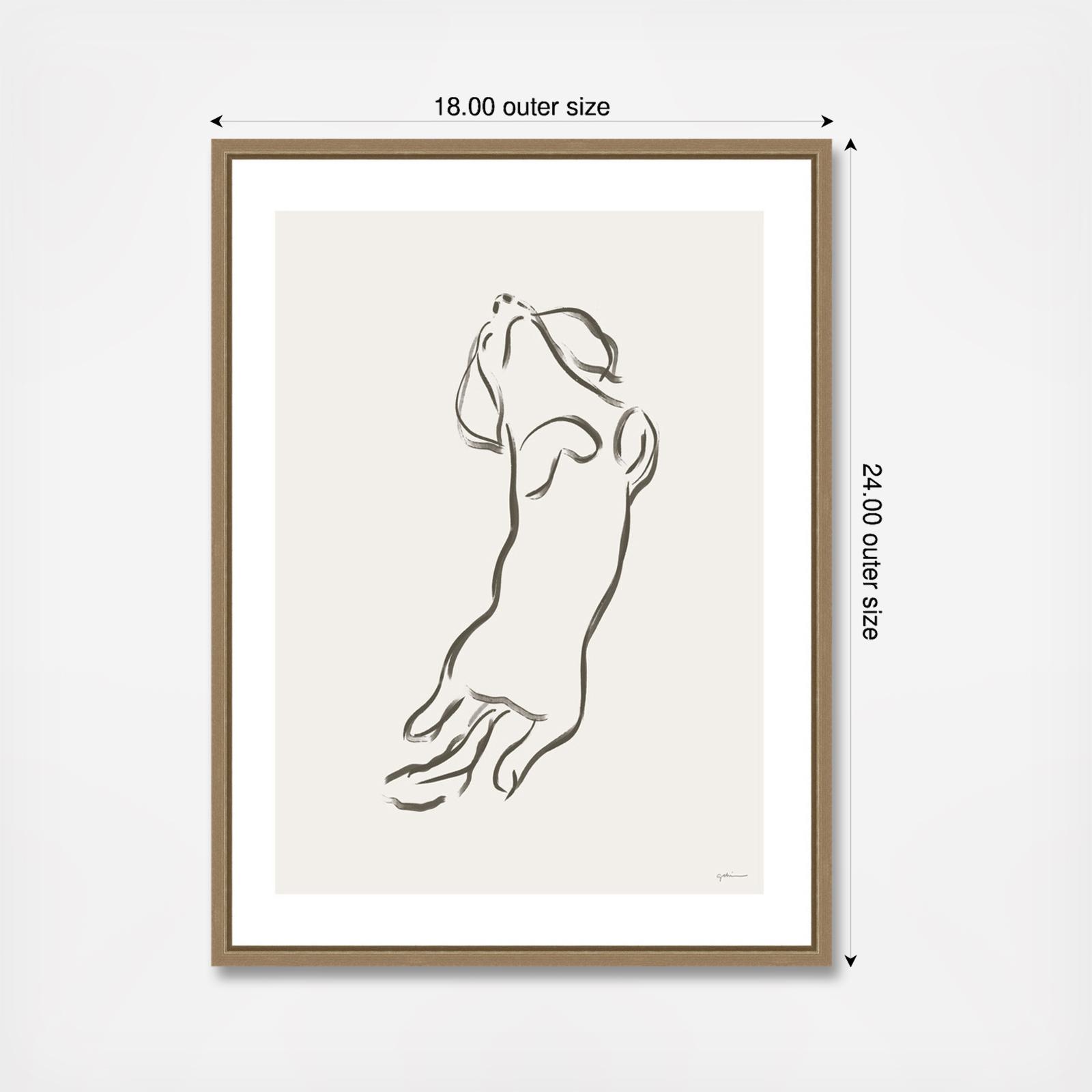 Dachshund Dog Print Framed Canvas Wall Art 7 Dachshund Dog Print Framed Canvas Wall Art