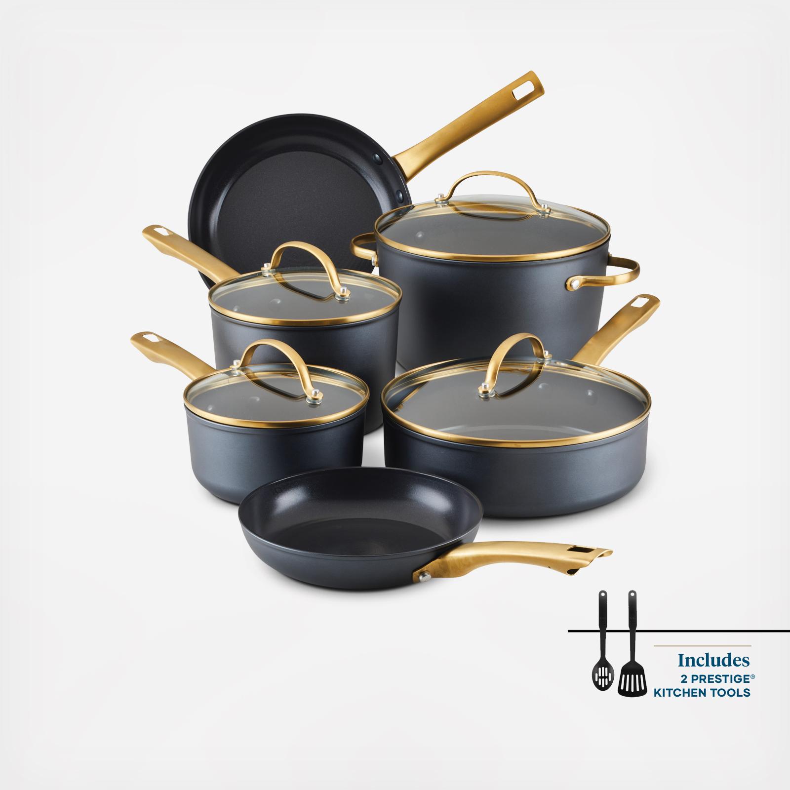 Forged Induction Ceramic Nonstick 12-Piece Cookware Set 2 Forged Induction Ceramic Nonstick 12-Piece Cookware Set