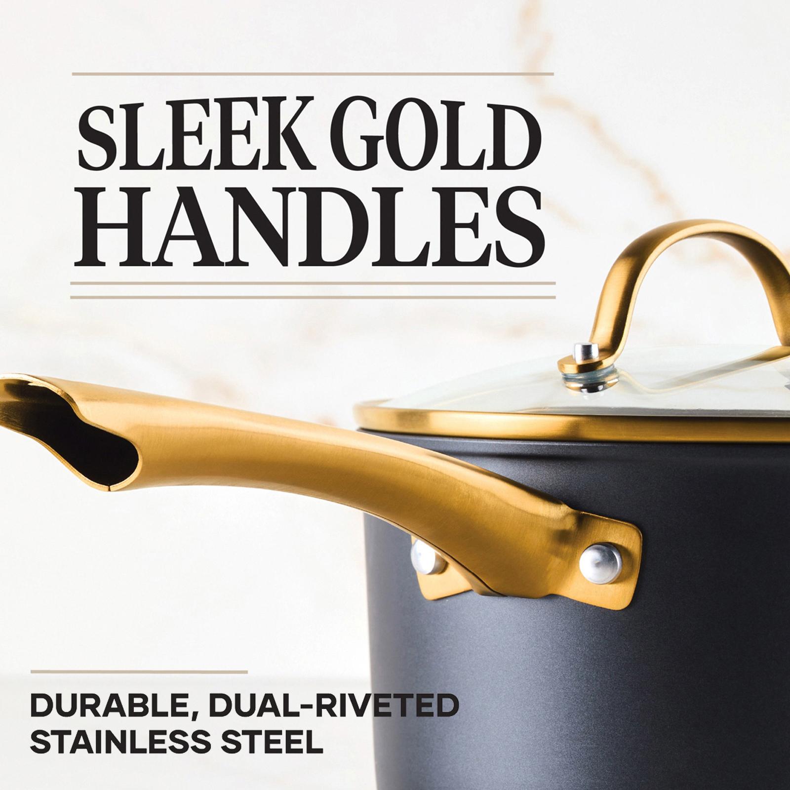 Forged Induction Ceramic Nonstick 12-Piece Cookware Set 6 Forged Induction Ceramic Nonstick 12-Piece Cookware Set
