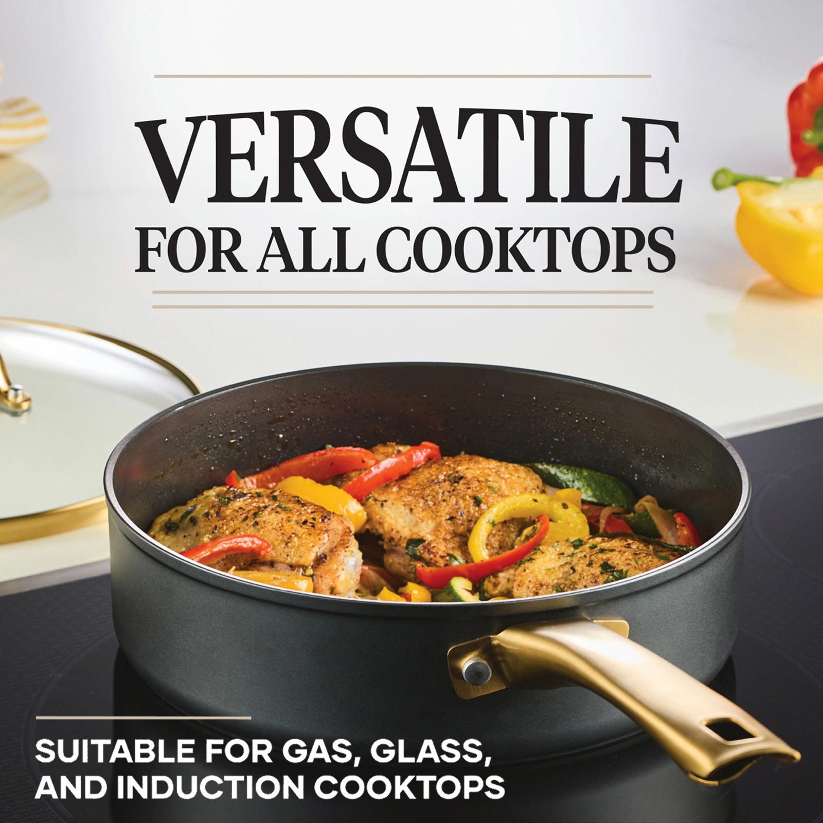 Forged Induction Ceramic Nonstick 12-Piece Cookware Set 7 Forged Induction Ceramic Nonstick 12-Piece Cookware Set