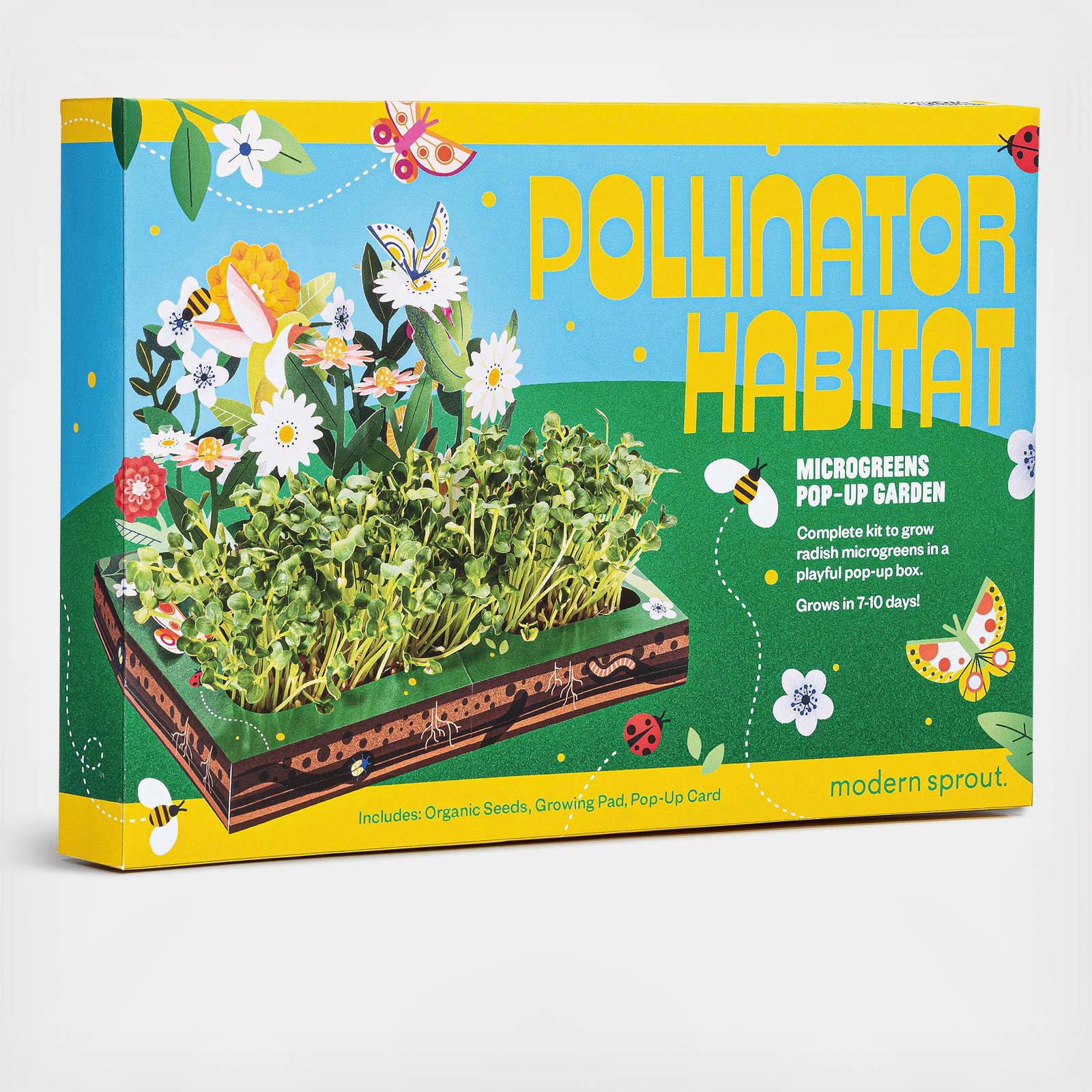 Microgreens Pollinator Habitat Pop Up Garden 3 Microgreens Pollinator Habitat Pop Up Garden