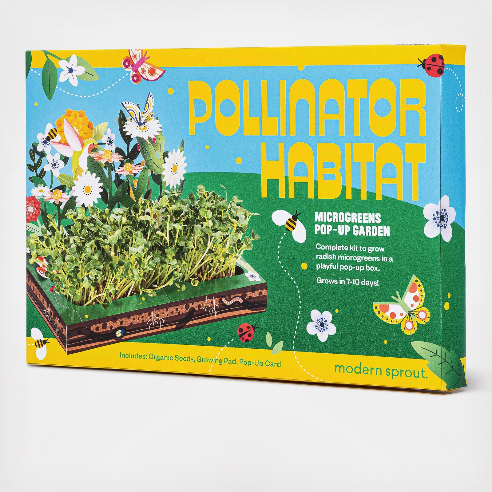 Microgreens Pollinator Habitat Pop Up Garden 4 Microgreens Pollinator Habitat Pop Up Garden