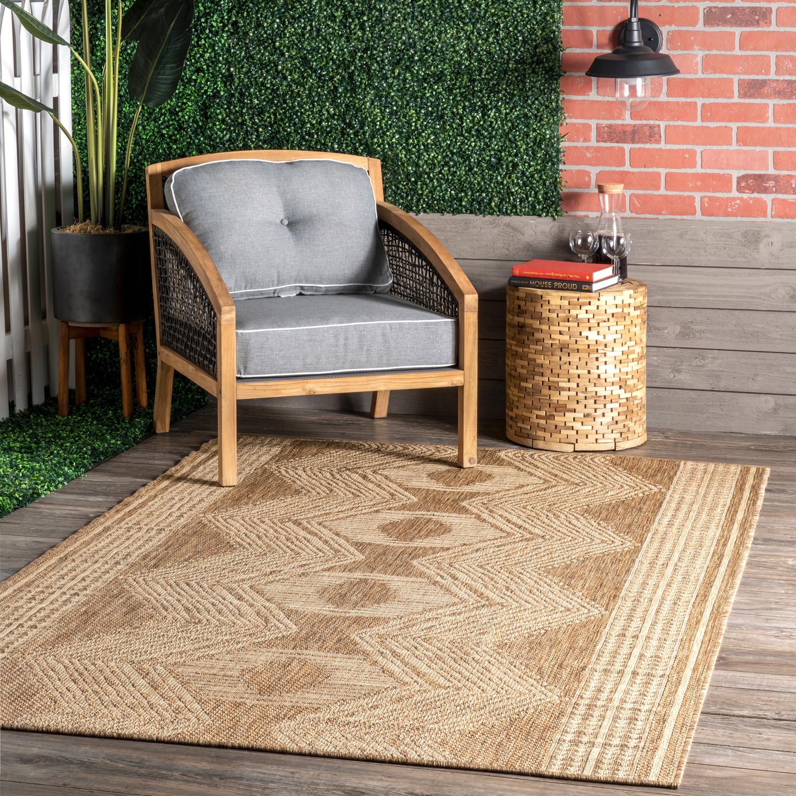 Ranya Tribal Indoor/Outdoor Area Rug 5 Ranya Tribal Indoor/Outdoor Area Rug