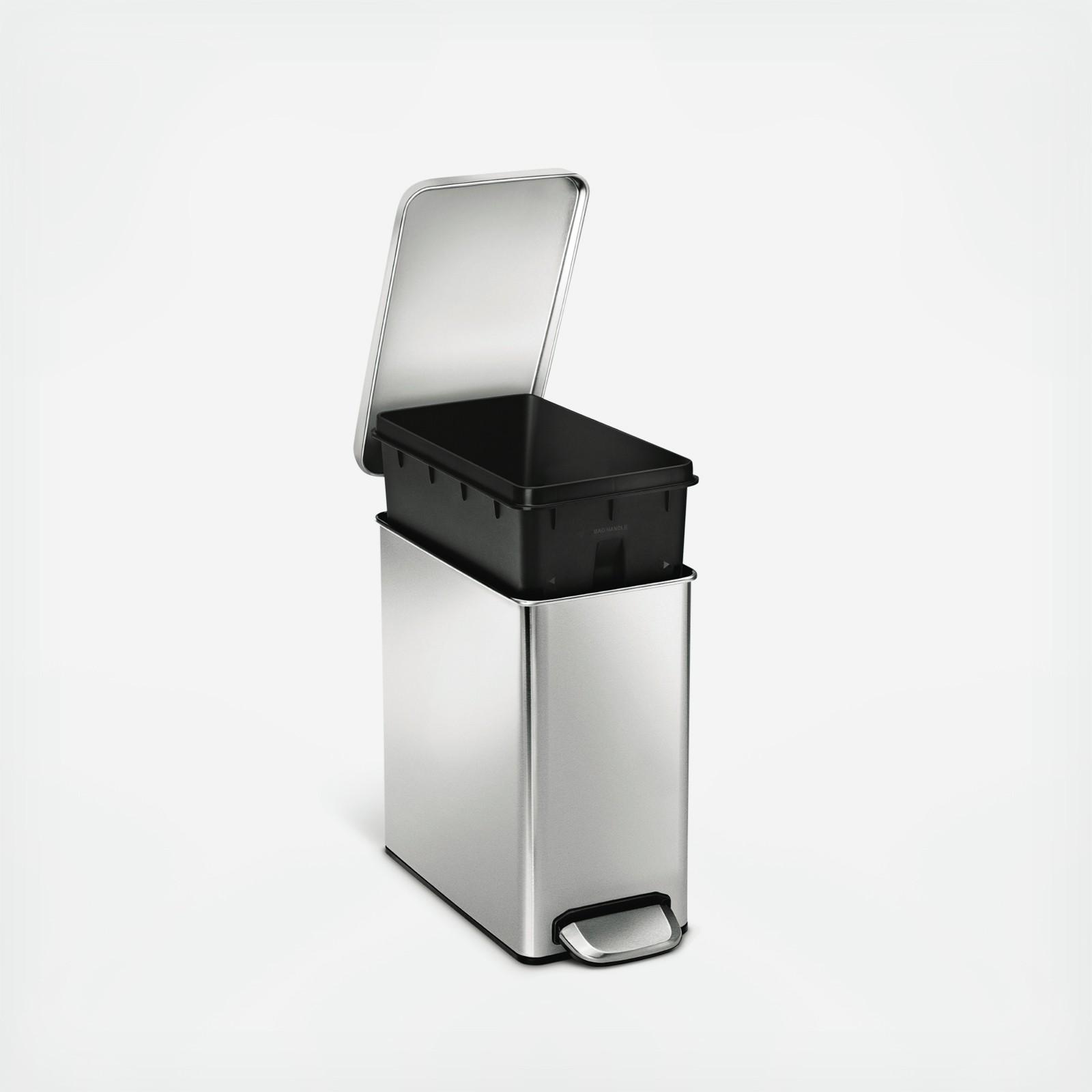 Small Stainless Steel Profile Step Can 2 Small Stainless Steel Profile Step Can
