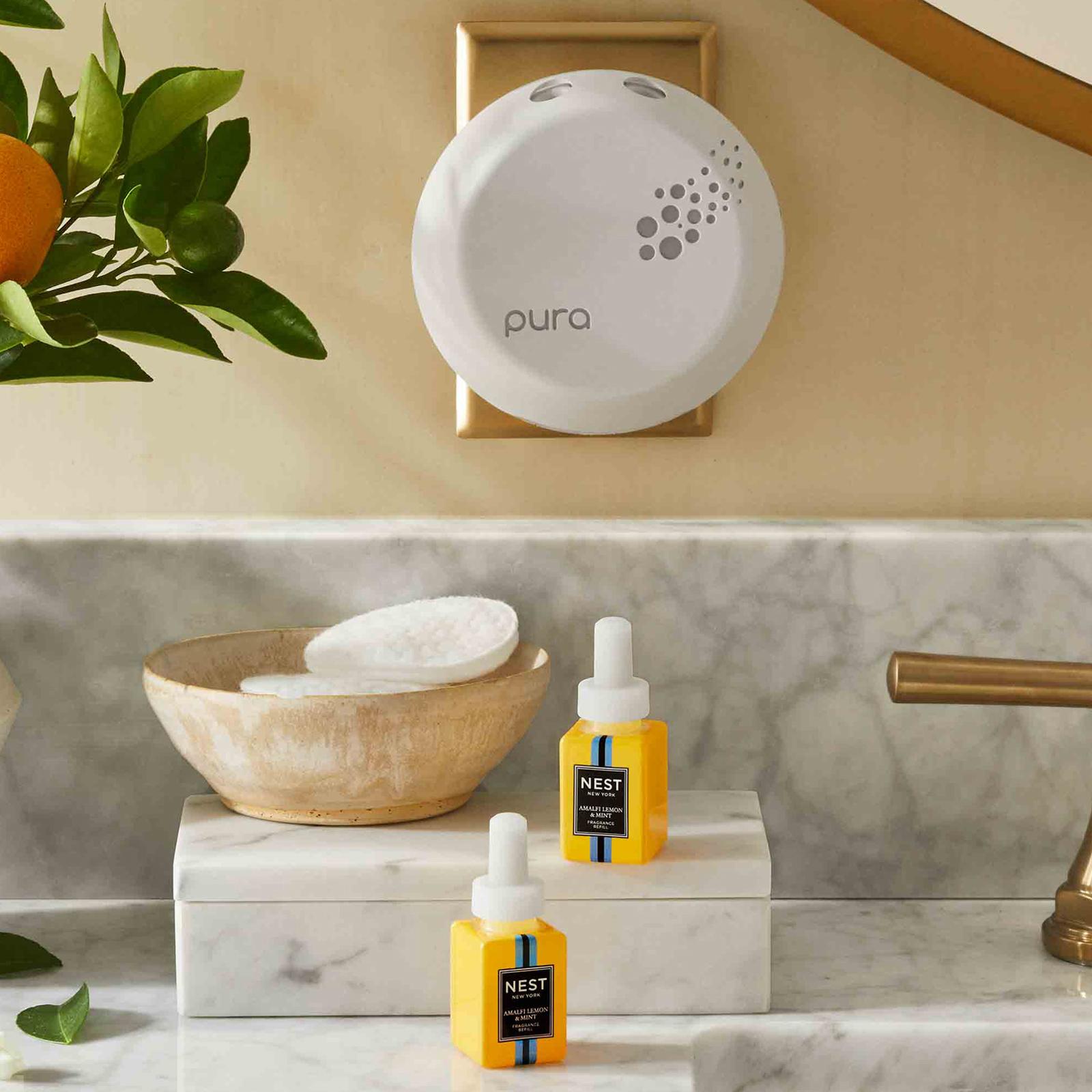 Amalfi Lemon & Mint Pura Diffuser Refill, Set of 2 3 Amalfi Lemon & Mint Pura Diffuser Refill, Set of 2
