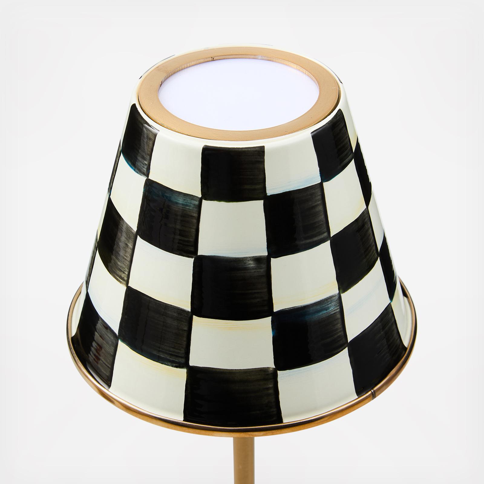 Courtly Check LED Rechargeable Cafe Table Lamp 2 Courtly Check LED Rechargeable Cafe Table Lamp