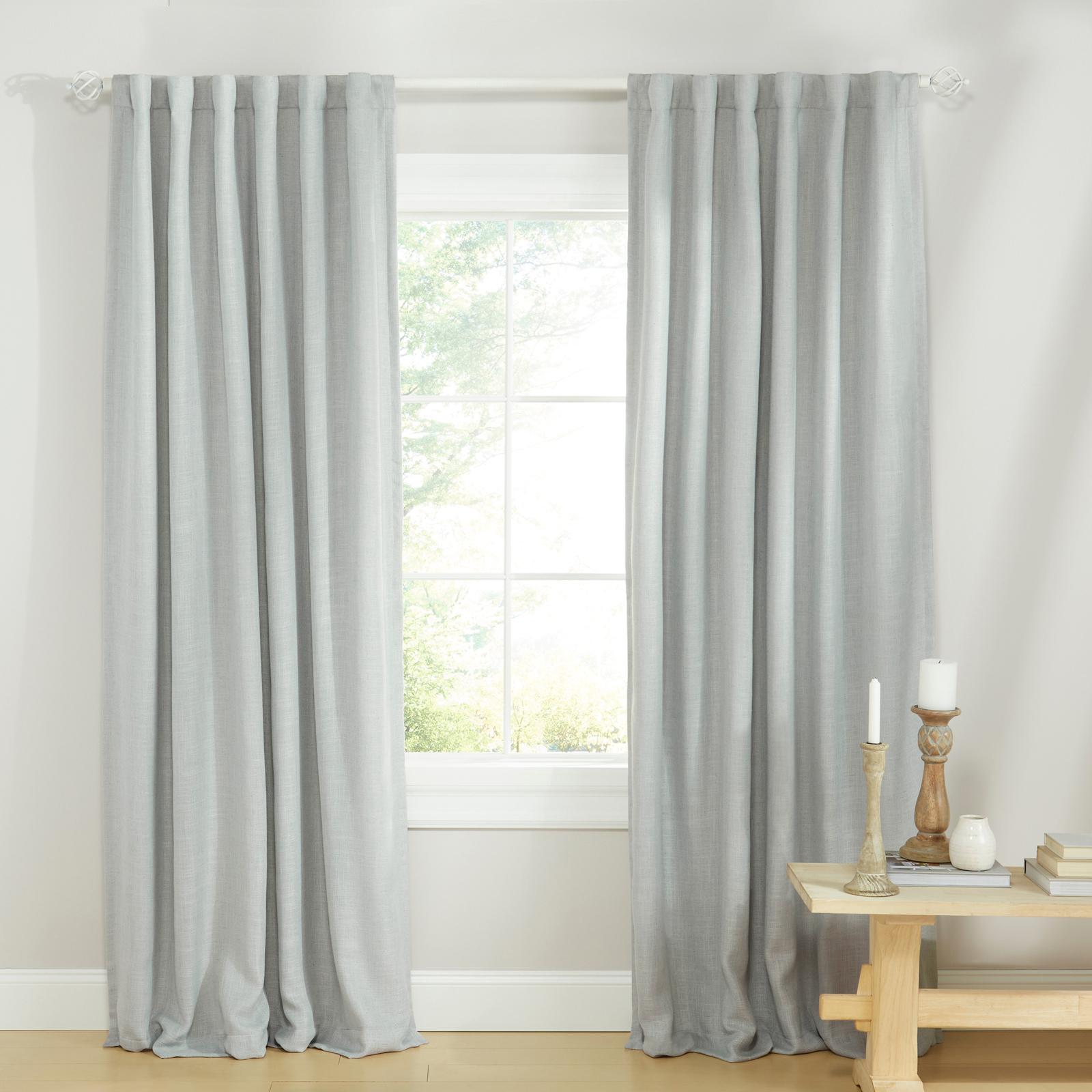 Herringbone Blackout Curtain Panel