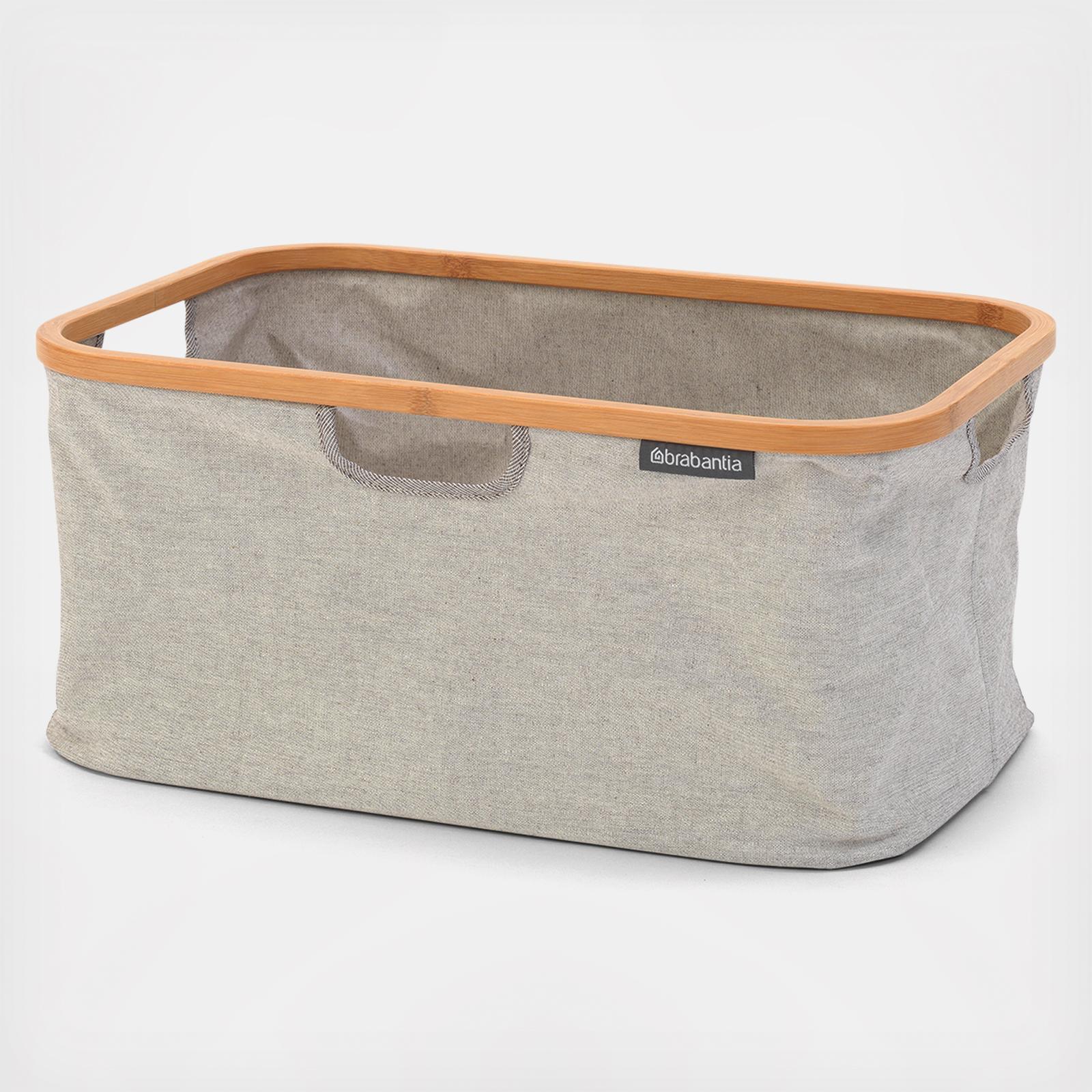 Foldable Bamboo Rim Laundry Basket 4 Foldable Bamboo Rim Laundry Basket