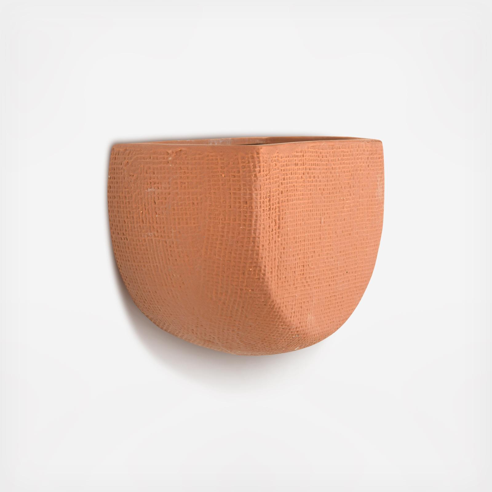 Modern Boho Stoneware Wall Mount 2-Piece Planter Set 8 Modern Boho Stoneware Wall Mount 2-Piece Planter Set